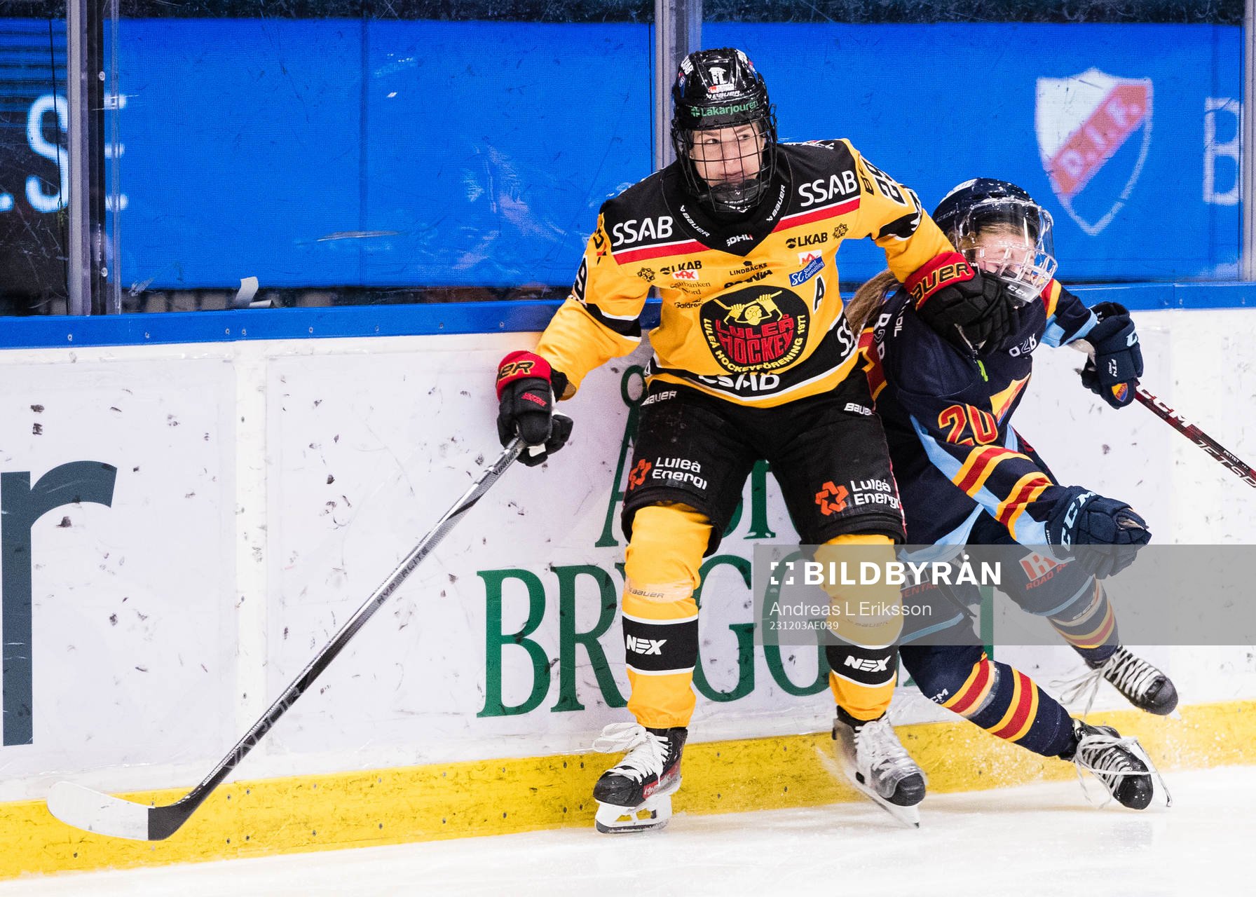 Luleås Emma Nordin och Djurgårdens Brette Pettet