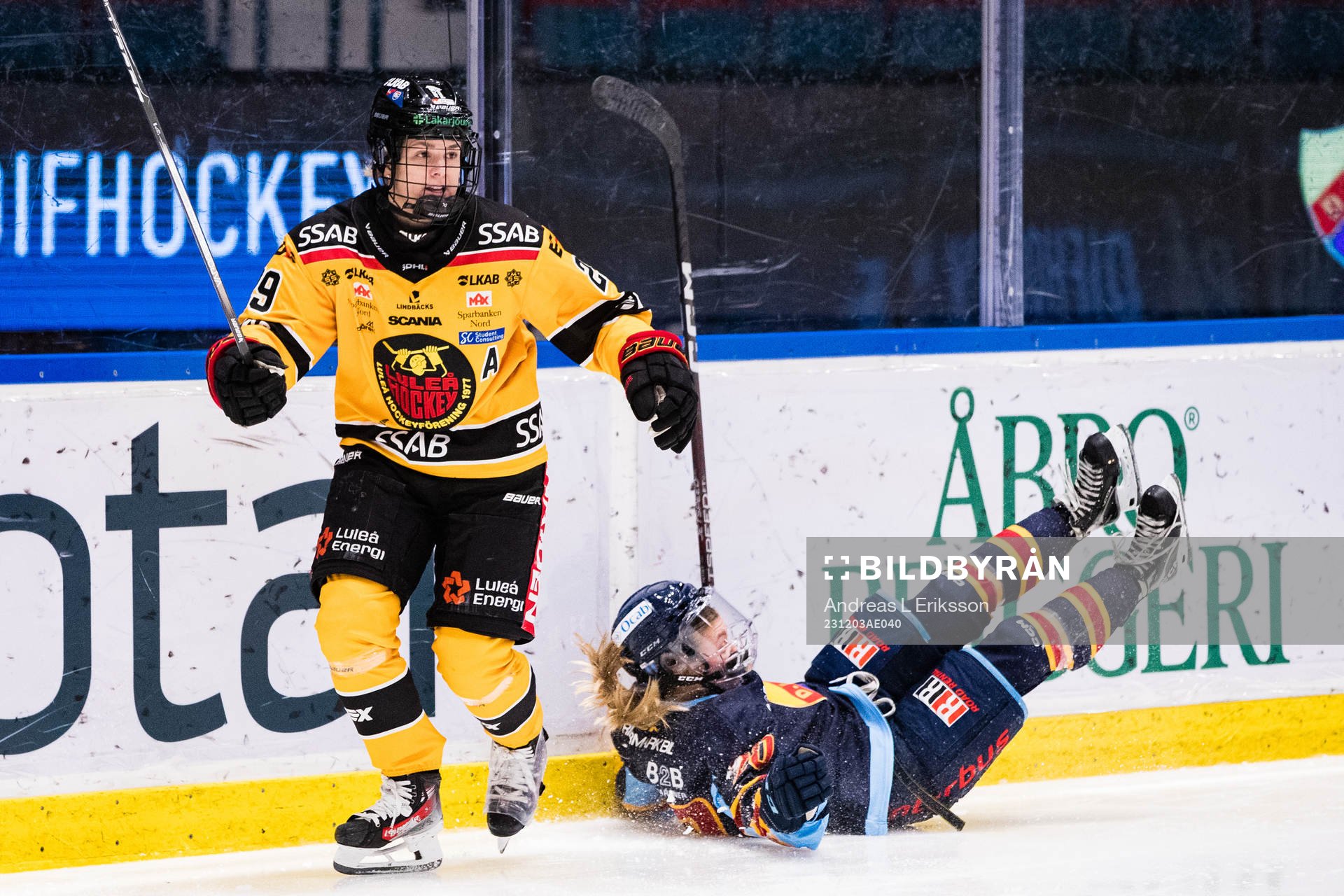 Luleås Emma Nordin och Djurgårdens Brette Pettet