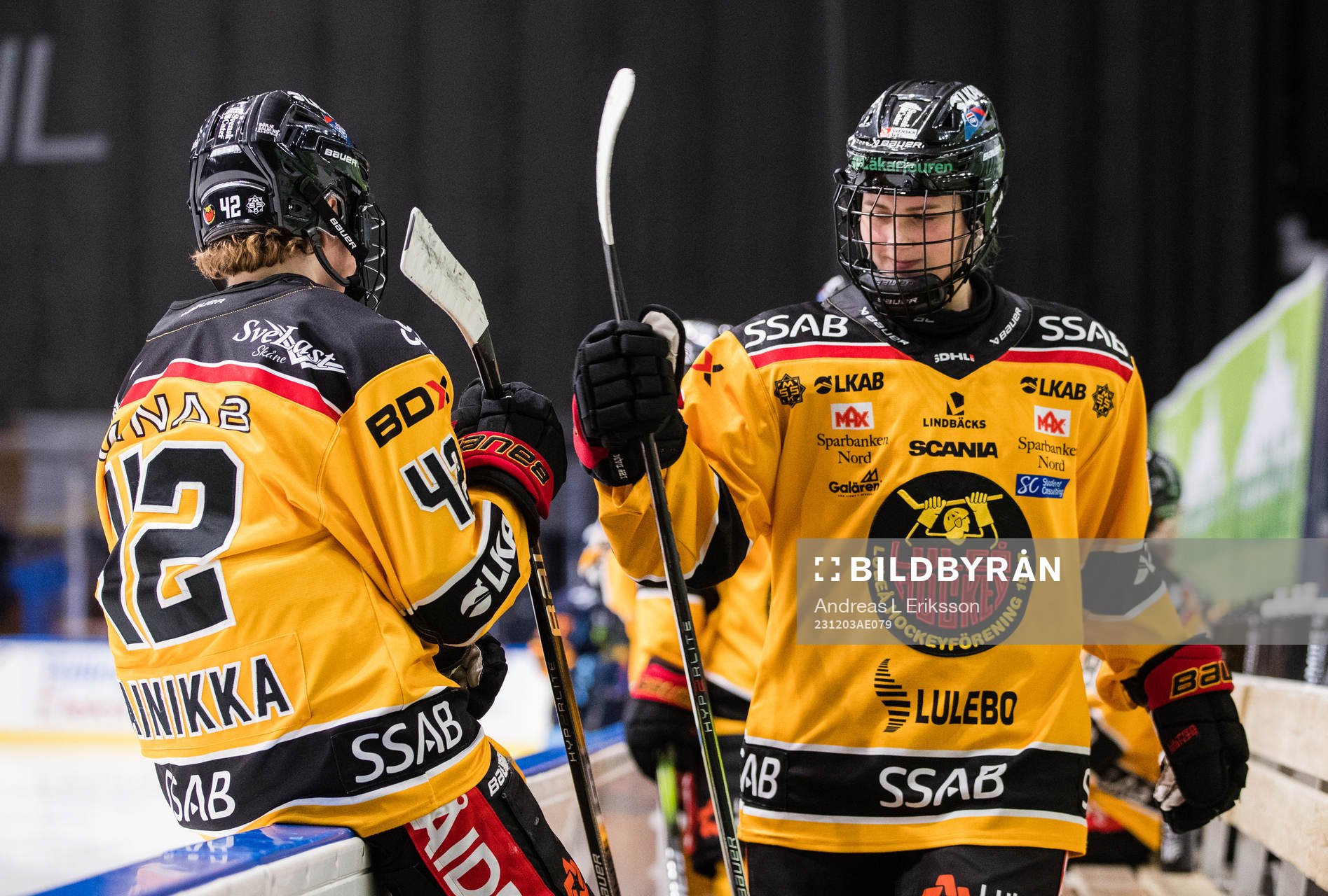 Luleås Viivi Vainikka och Klara Kenttälä