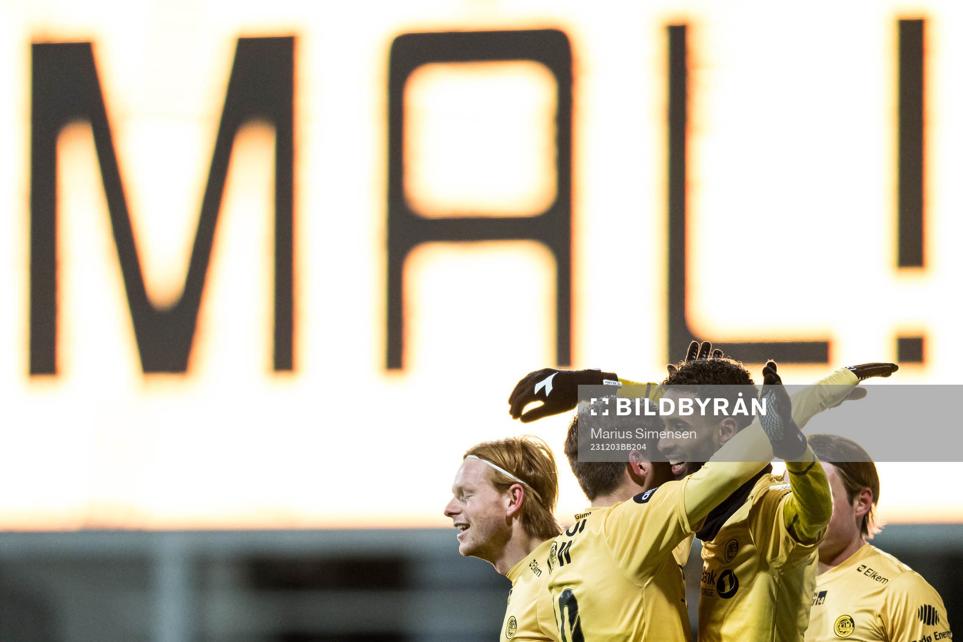 Amahl Pellegrino of Bodø/Glimt celebrates