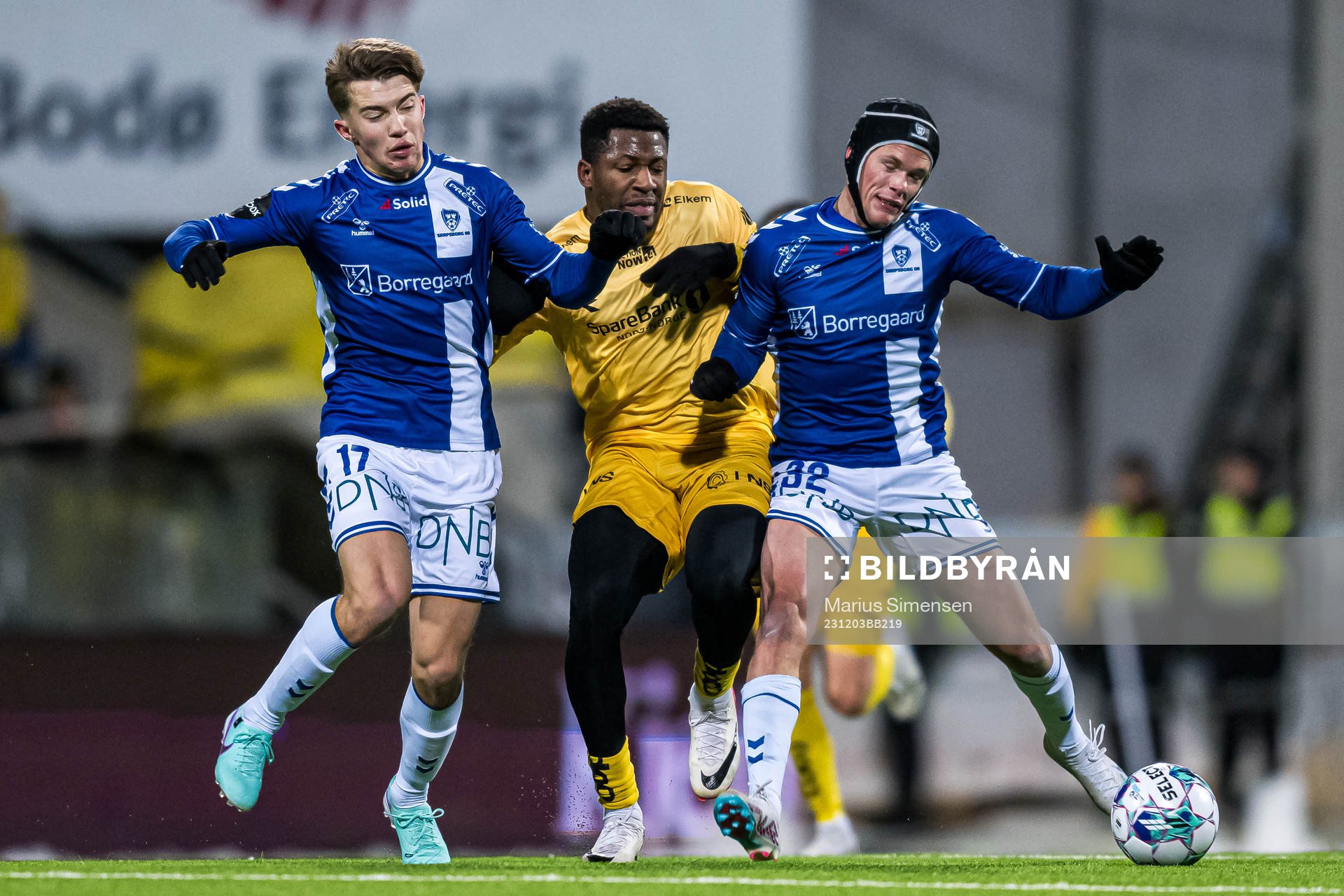 Anders Hiim of Sarpsborg 08, Pemi Moumbagna Faris of