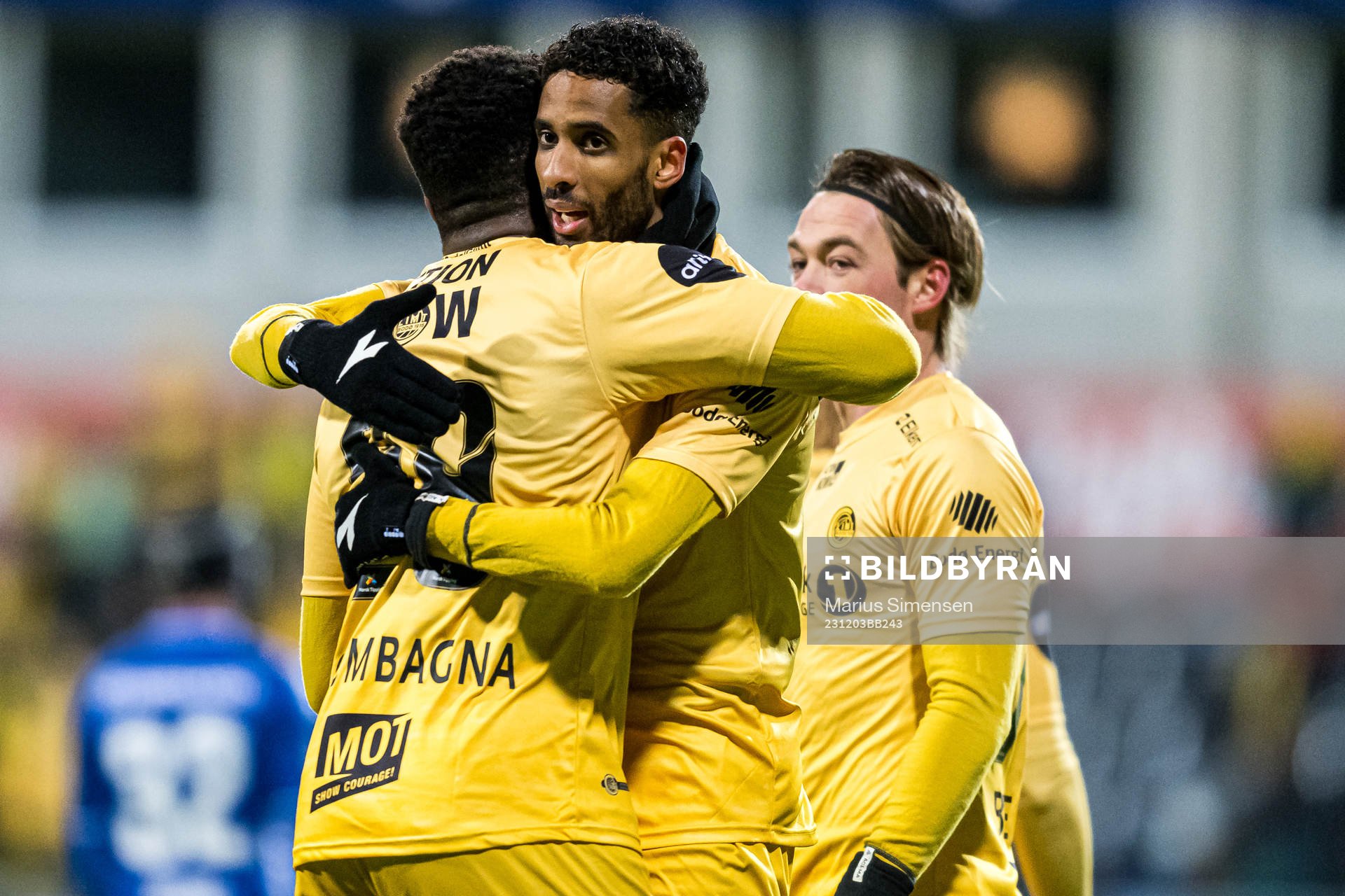 Amahl Pellegrino of Bodø/Glimt celebrates