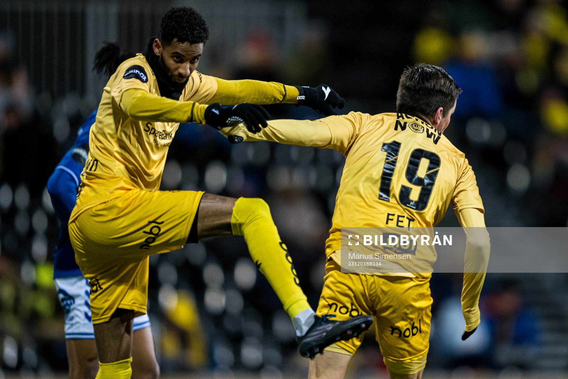 Amahl Pellegrino and Sondre Brunstad Fet of Bodø/Glimt