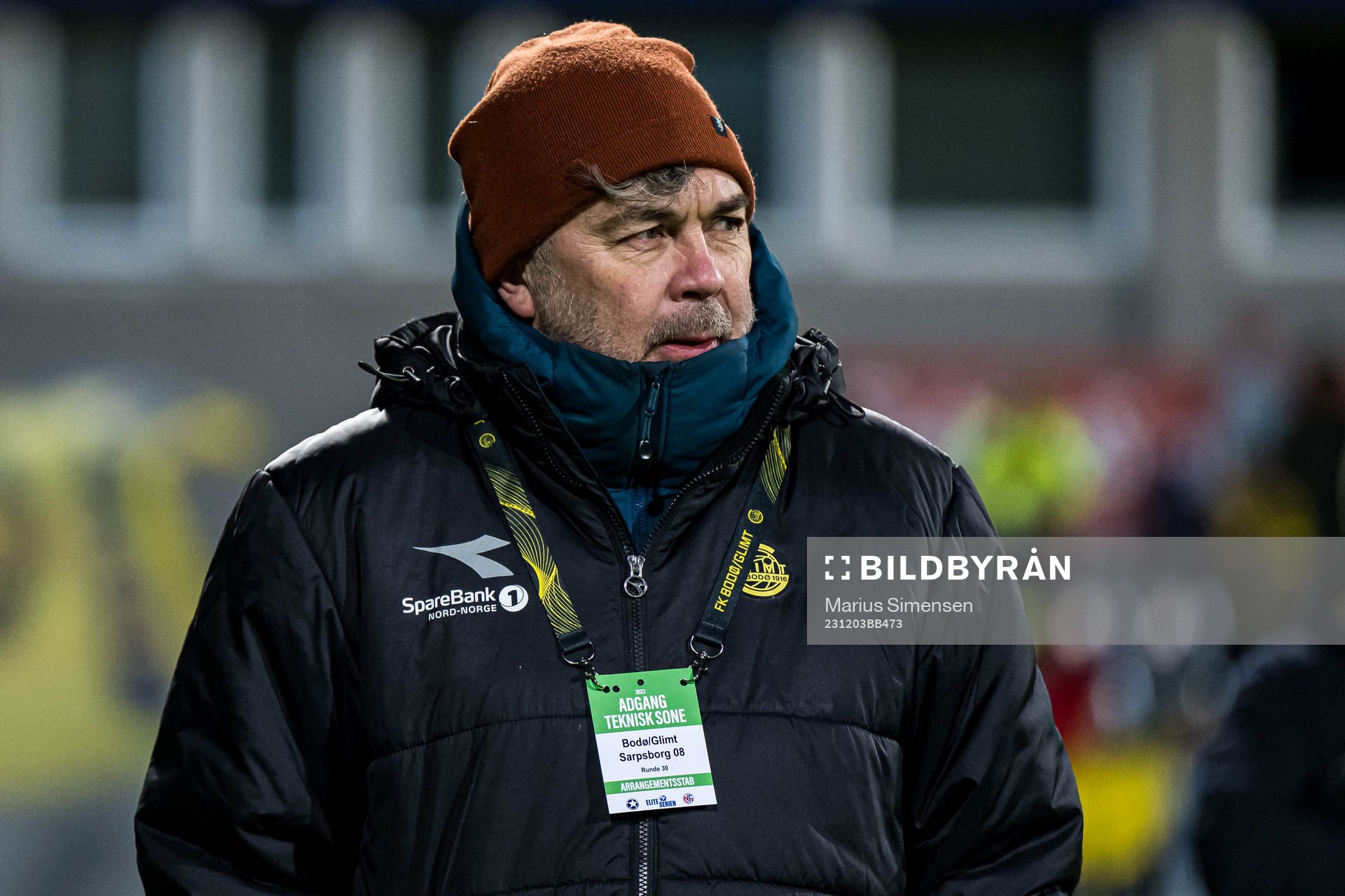 Frode Thomassen, managing director of Bodø/Glimt, after the Eliteserien match between Bodø/Glimt and Sarpsborg 08 on December 3, 2023 in Bodø.