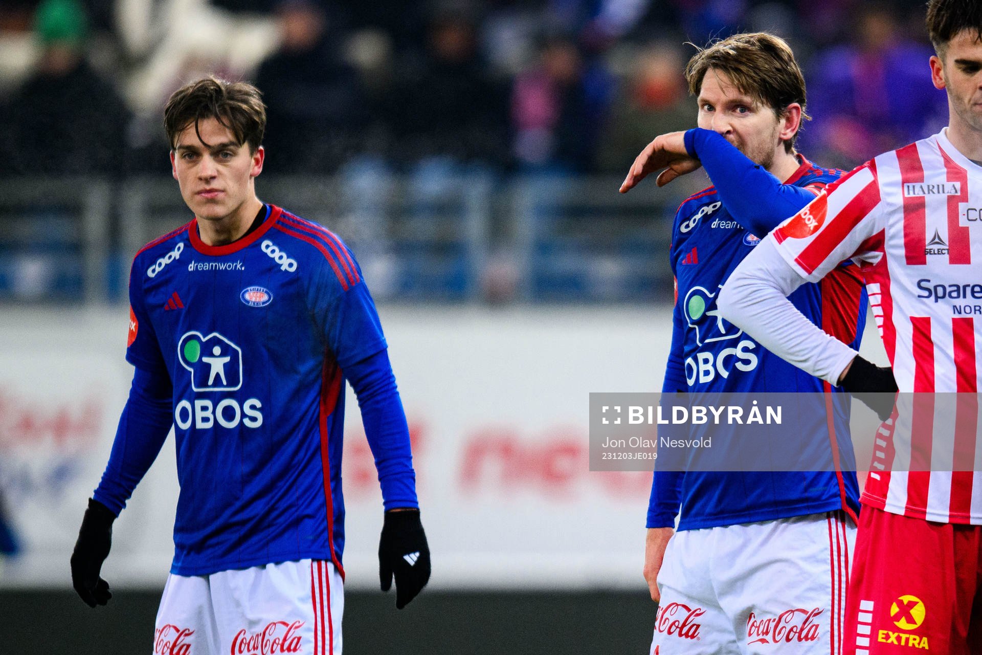 Magnus Riisnæs and Stefan Strandberg of Vålerenga