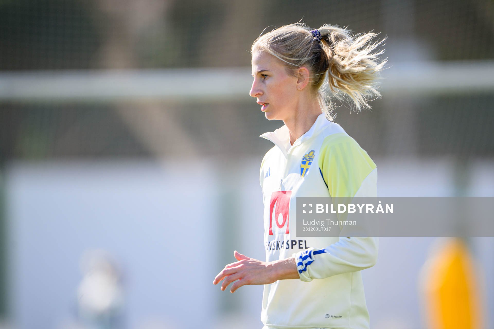 Jonna Andersson of Sweden of the women's national football
