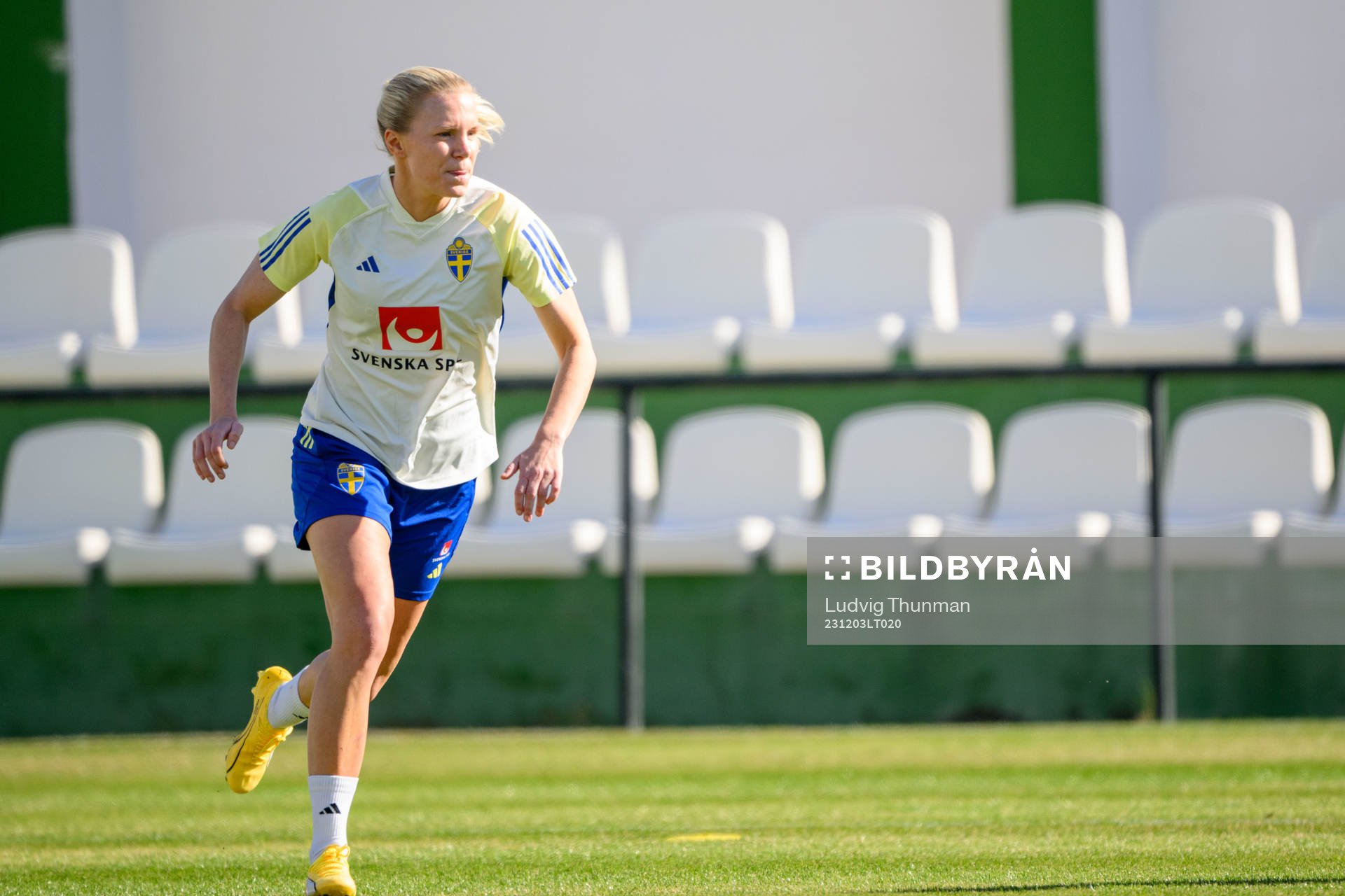 Josefine Rybrink of Sweden of the women's national football