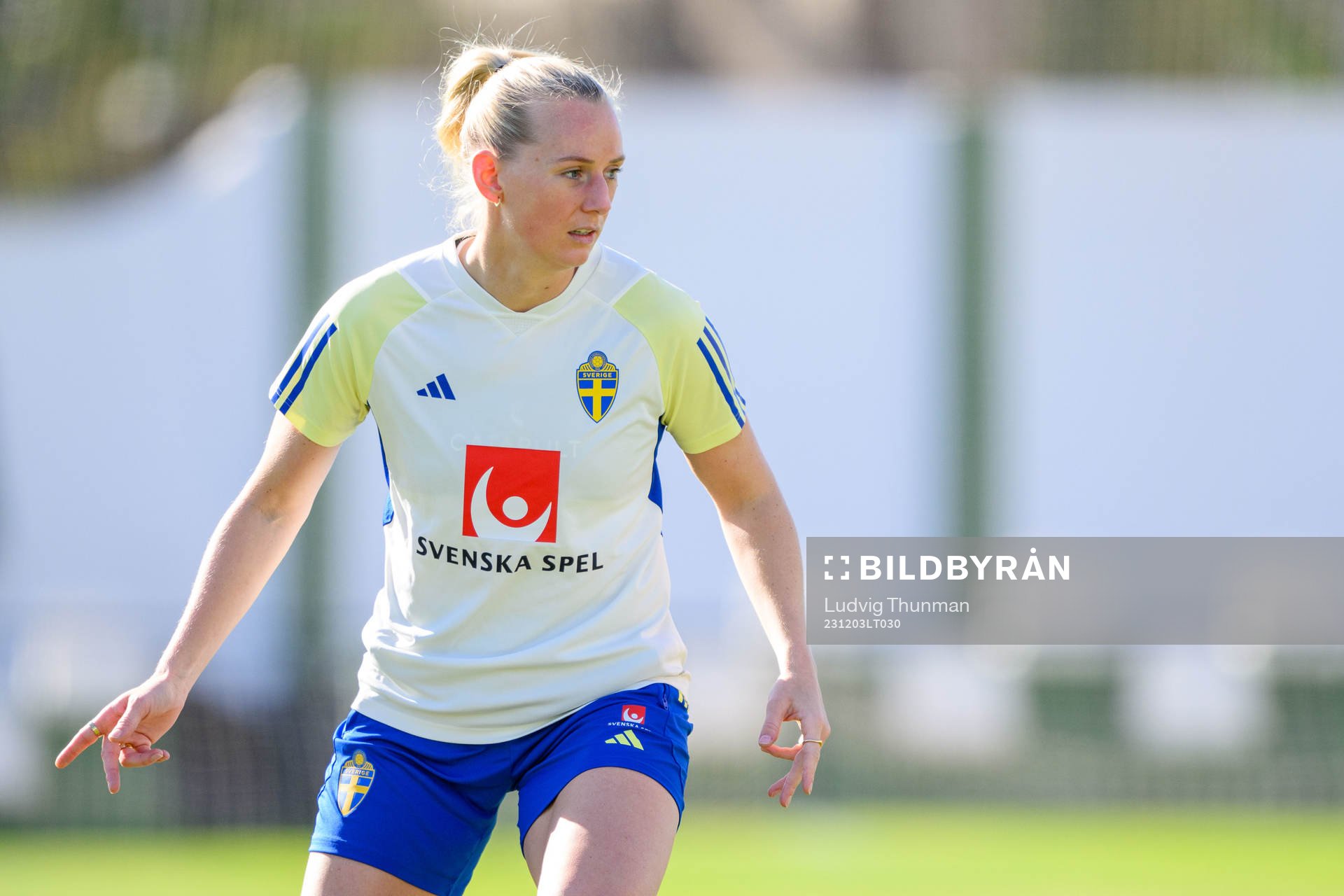 Stina Blackstenius of Sweden of the women's national
