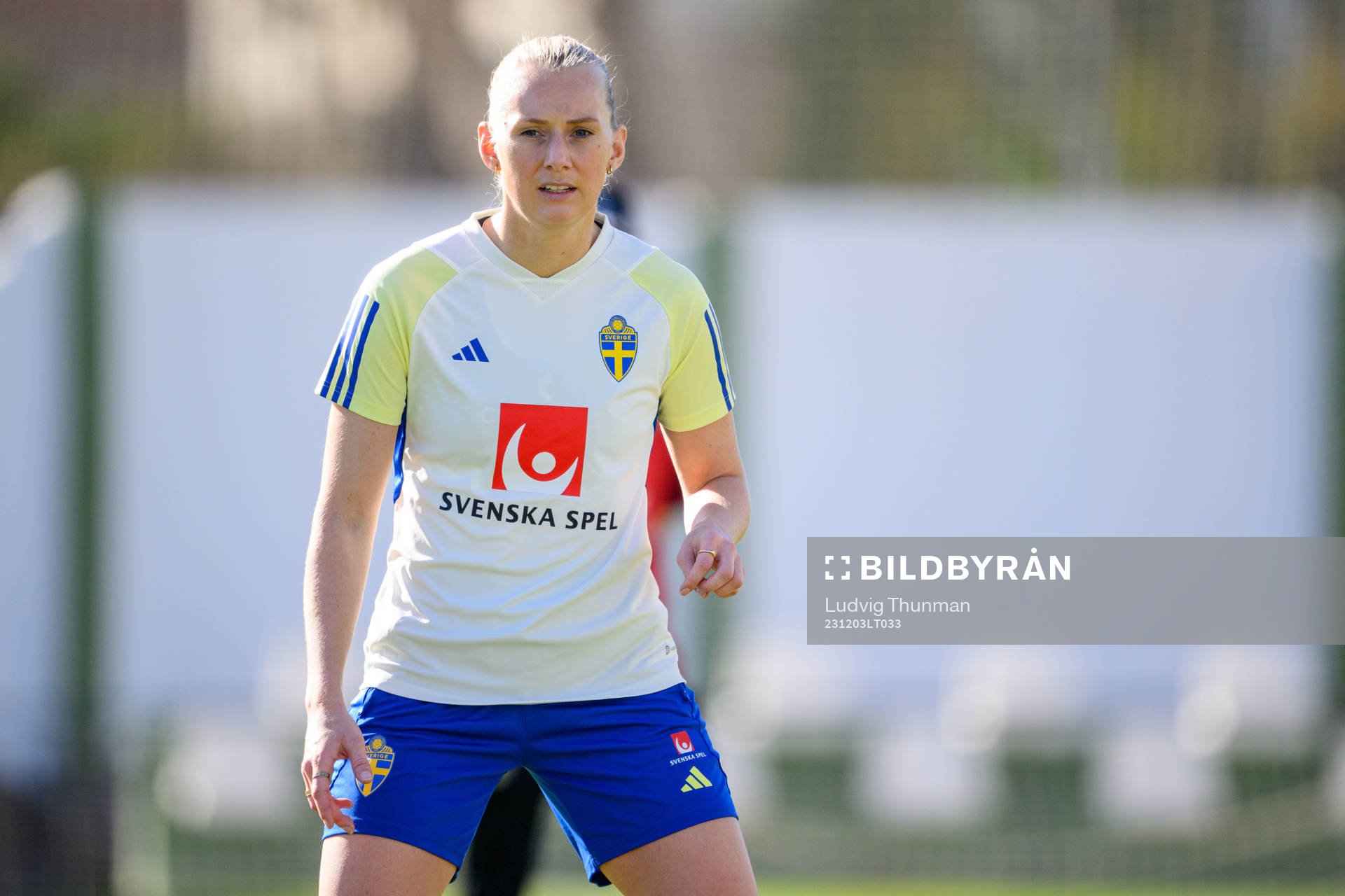 Stina Blackstenius of Sweden of the women's national