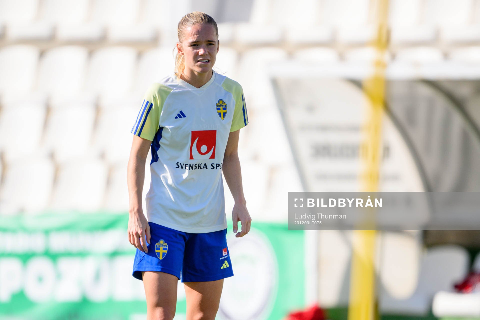 Hanna Lundkvist of Sweden of the women's national football