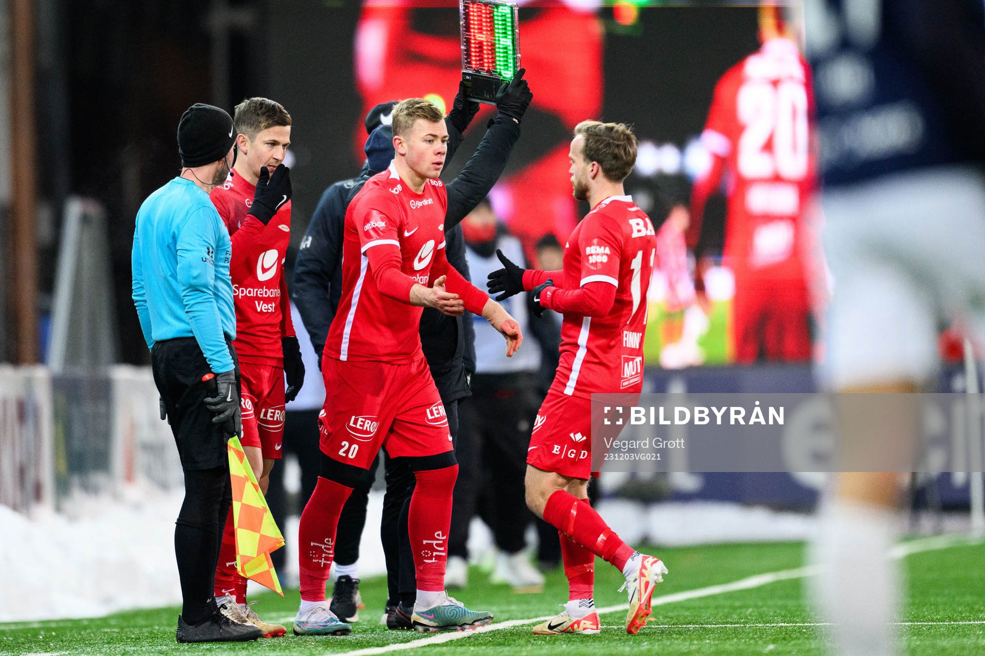 Aune Selland Heggebø and Bård Finne of Brann