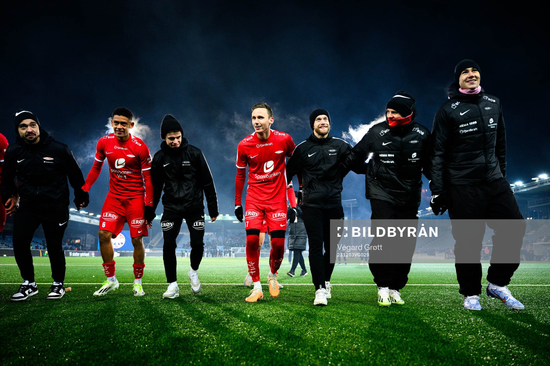 Joachim Soltvedt and Bård Finne of Brann