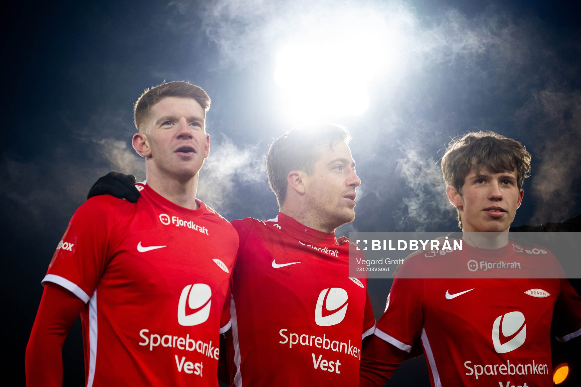 Thore Pedersen, Frederik Lindbøg Børsting and Niklas