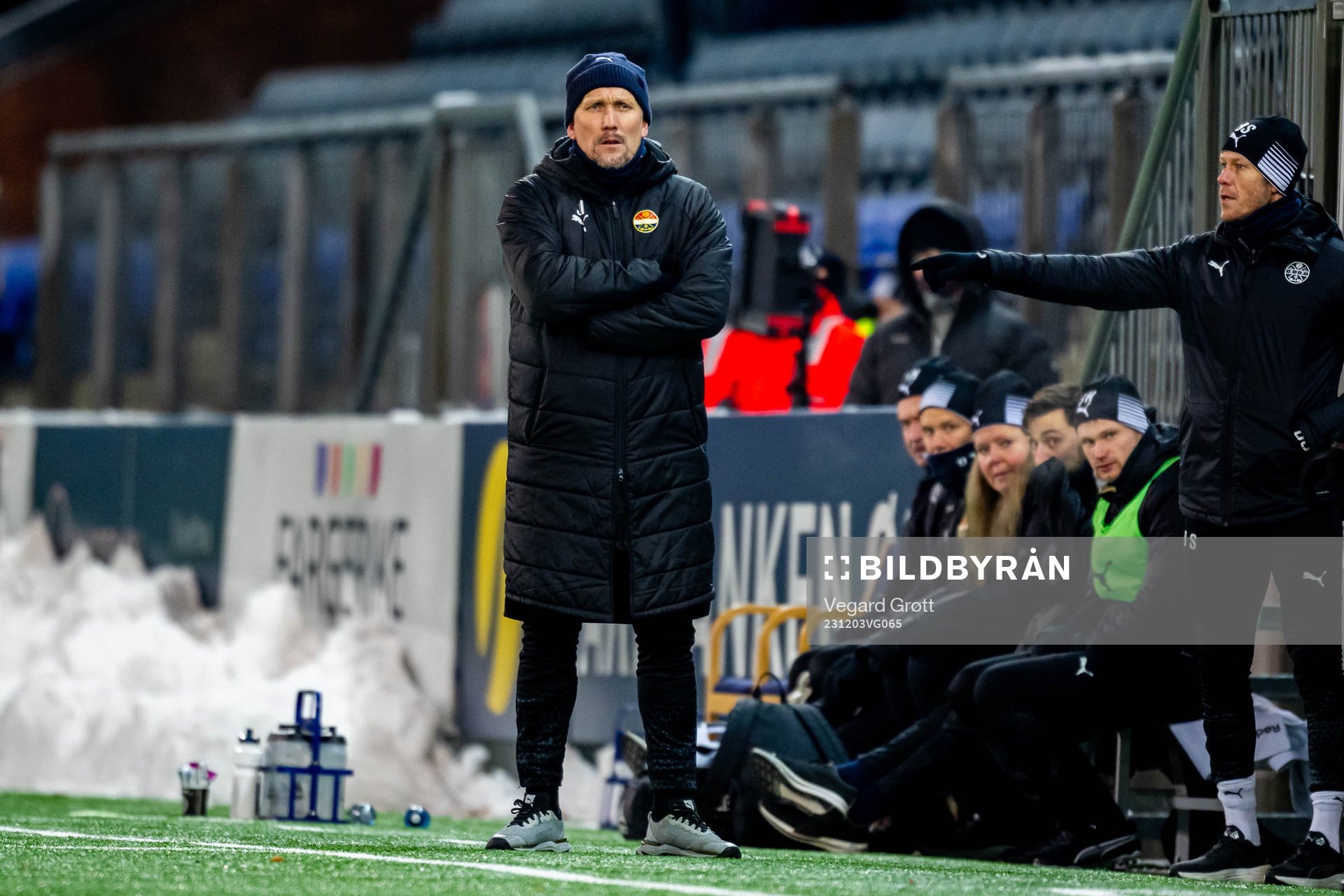 Head coach Jørgen Isnes of Strømsgodset