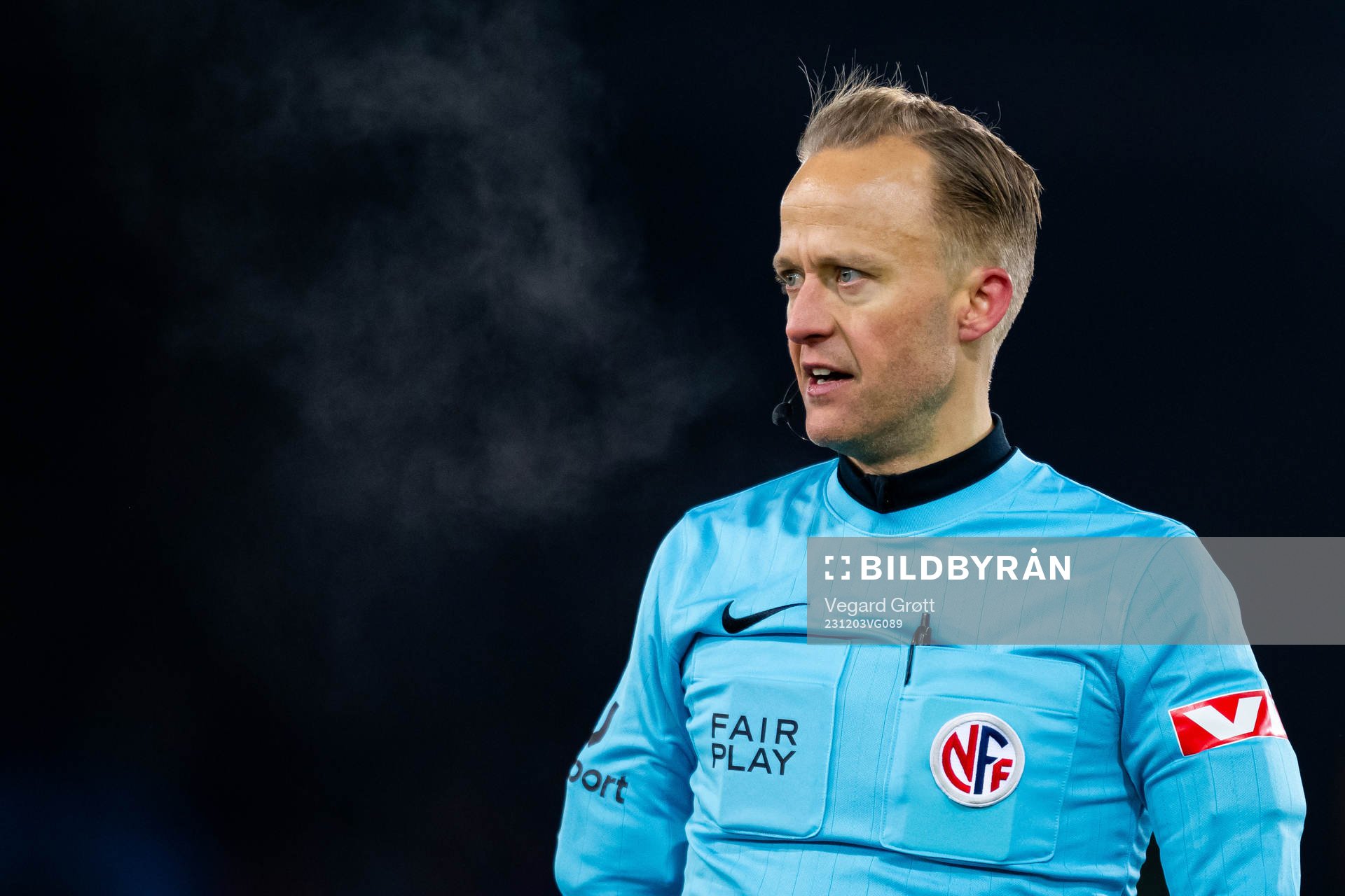 Referee Ola Hobber Nilsen