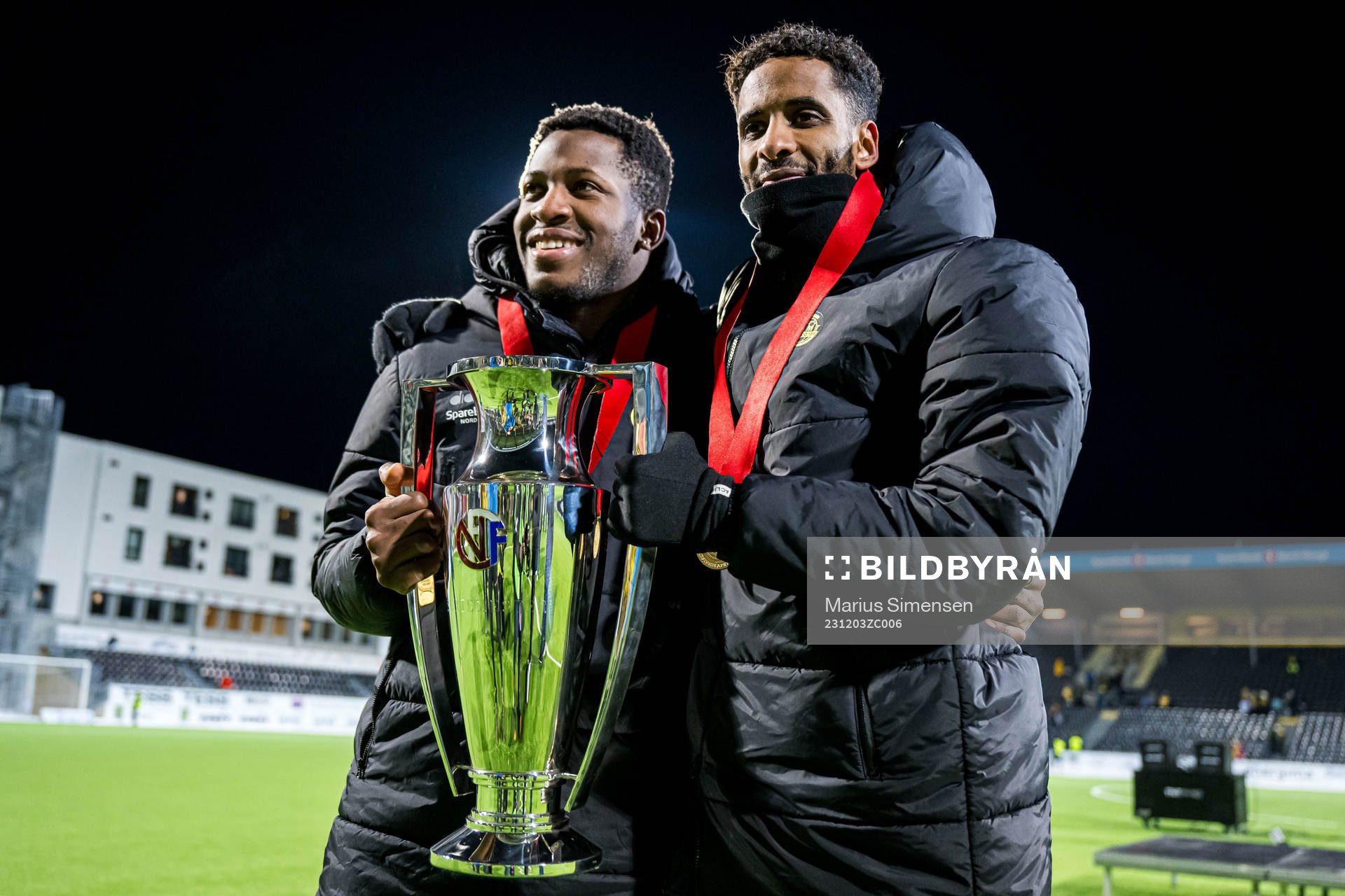 Pemi Moumbagna Faris and Amahl Pellegrino of Bodø/Glimt