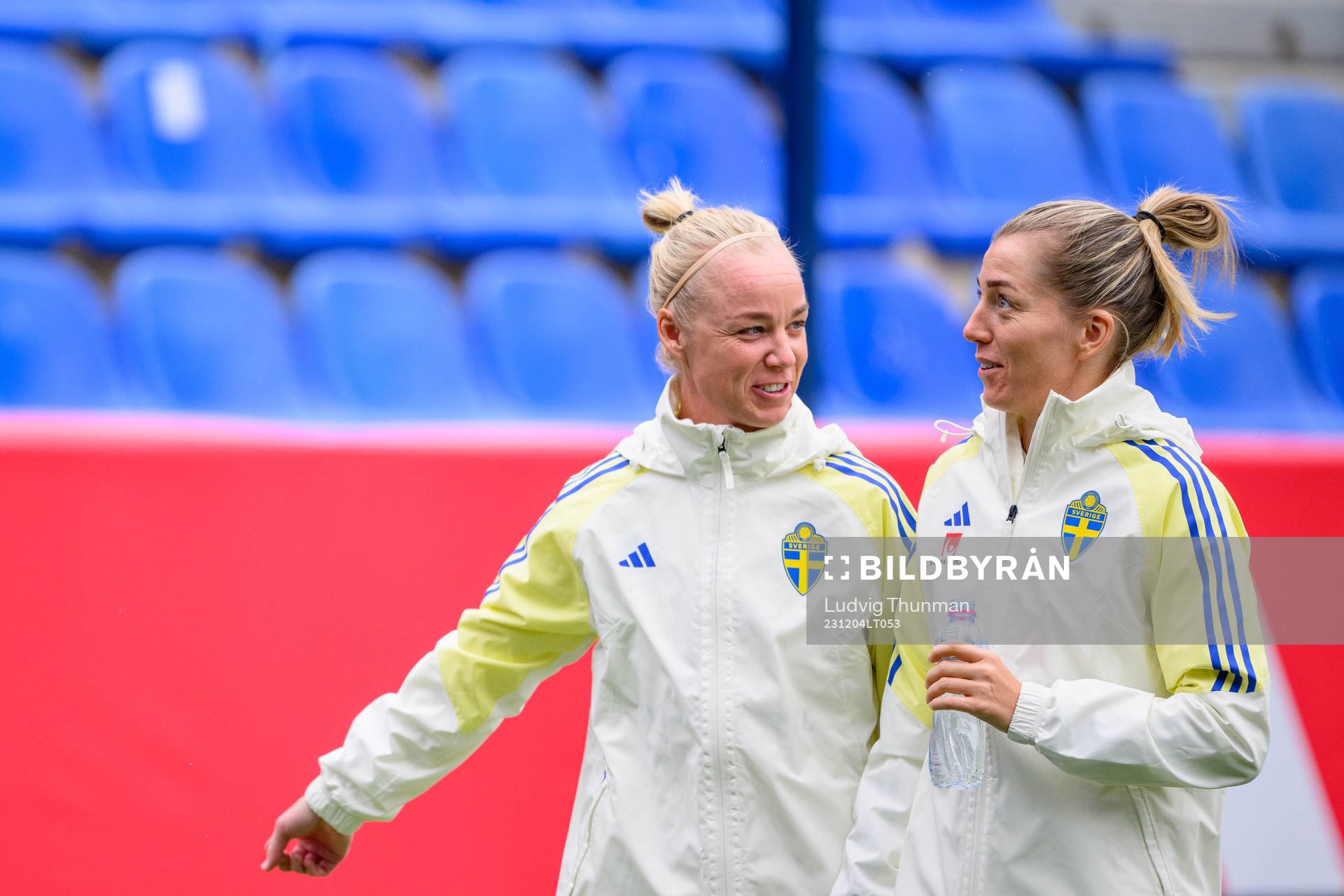 Caroline Seger and Linda Sembrant of Sweden of the