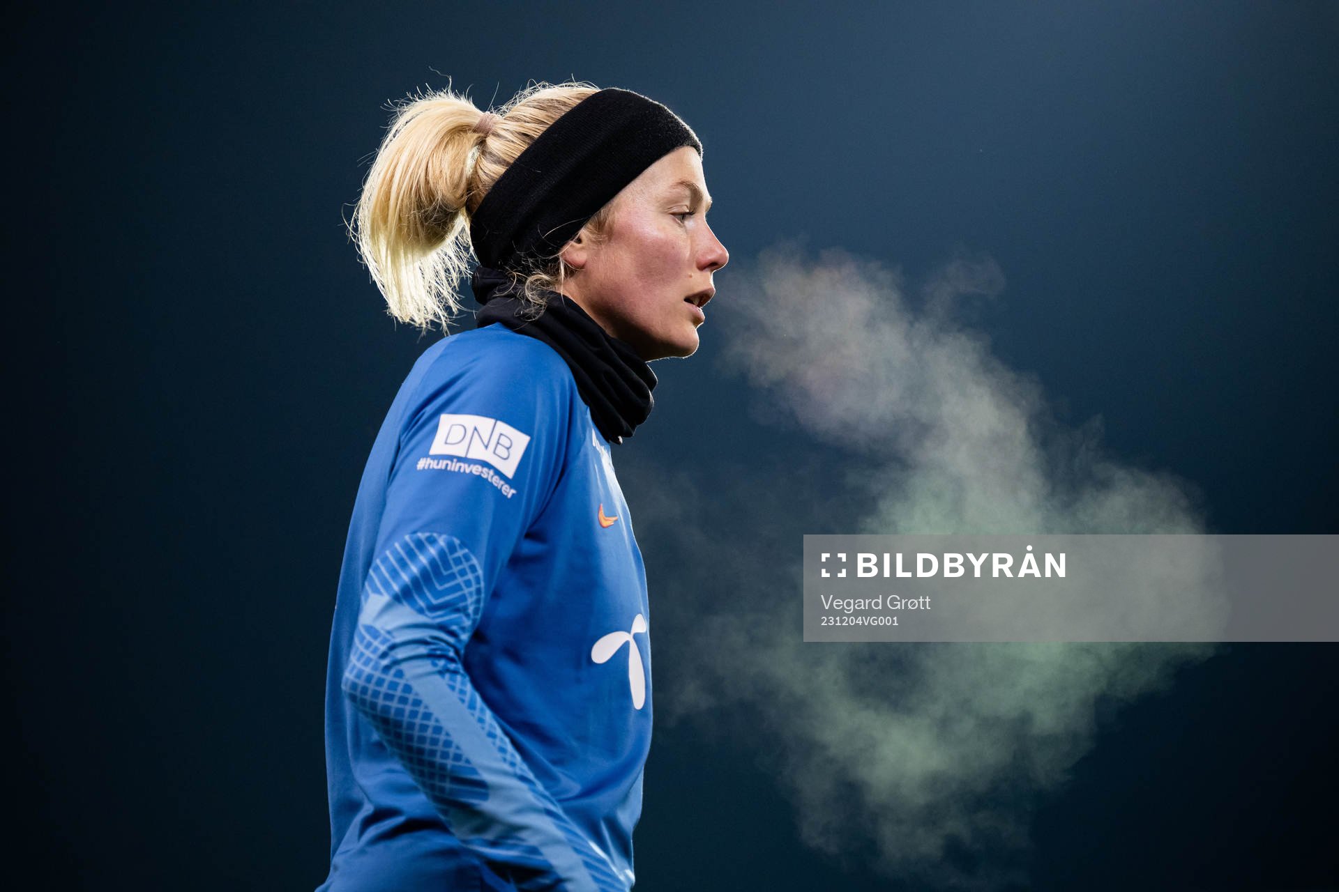 Guro Bergsvand of the Norwegian women's national football