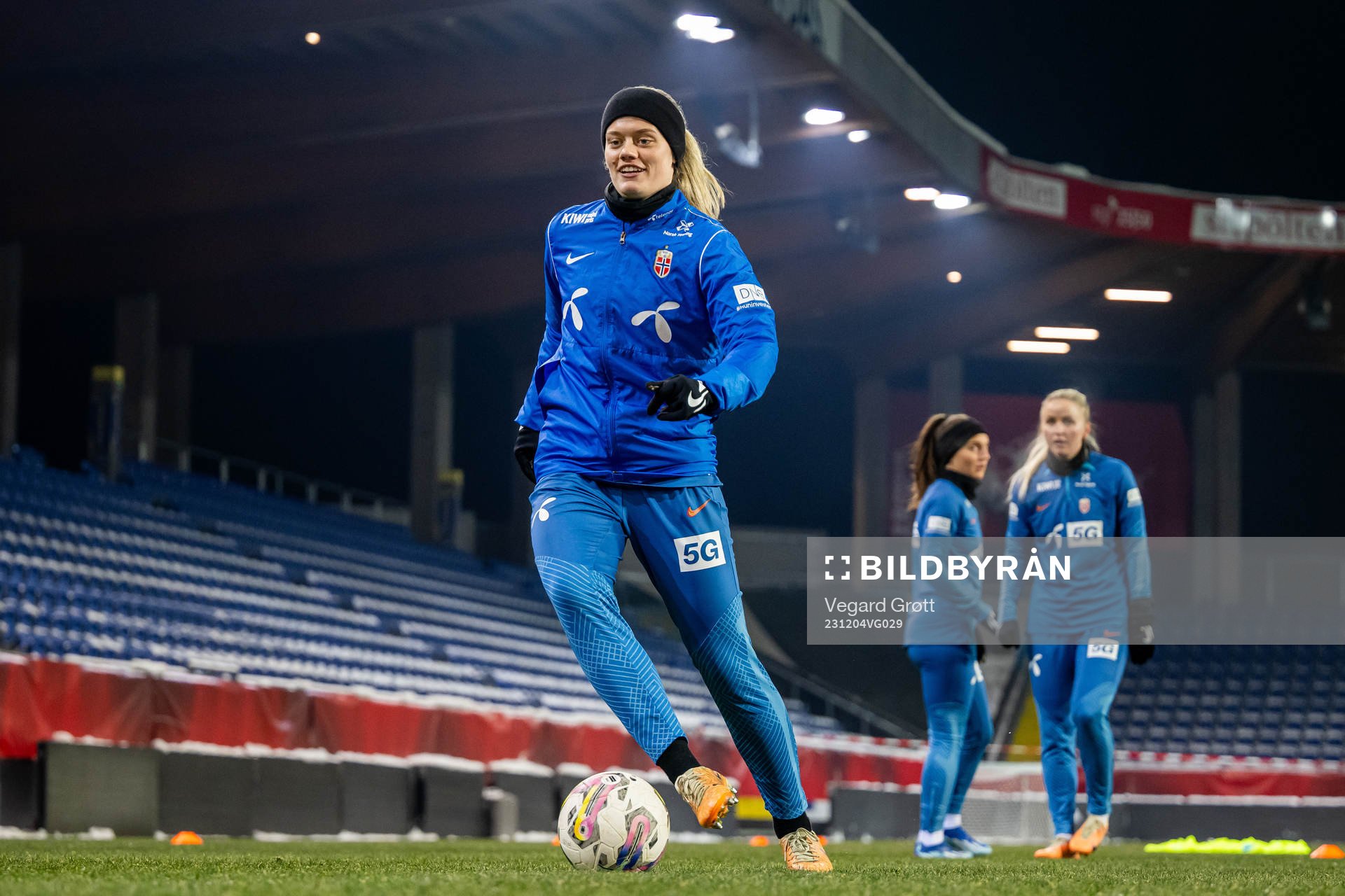 Mathilde Harviken of the Norwegian women's national
