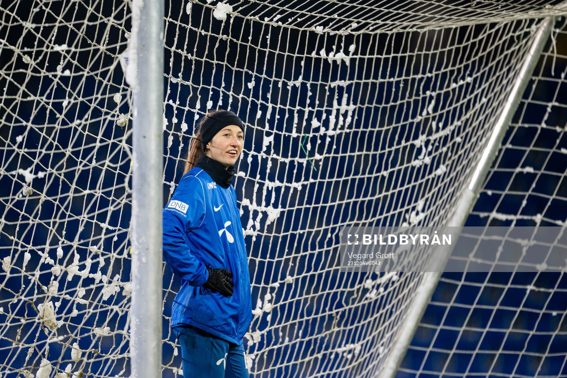 Goalkeeper Cecilie Fiskerstrand of the Norwegian women's