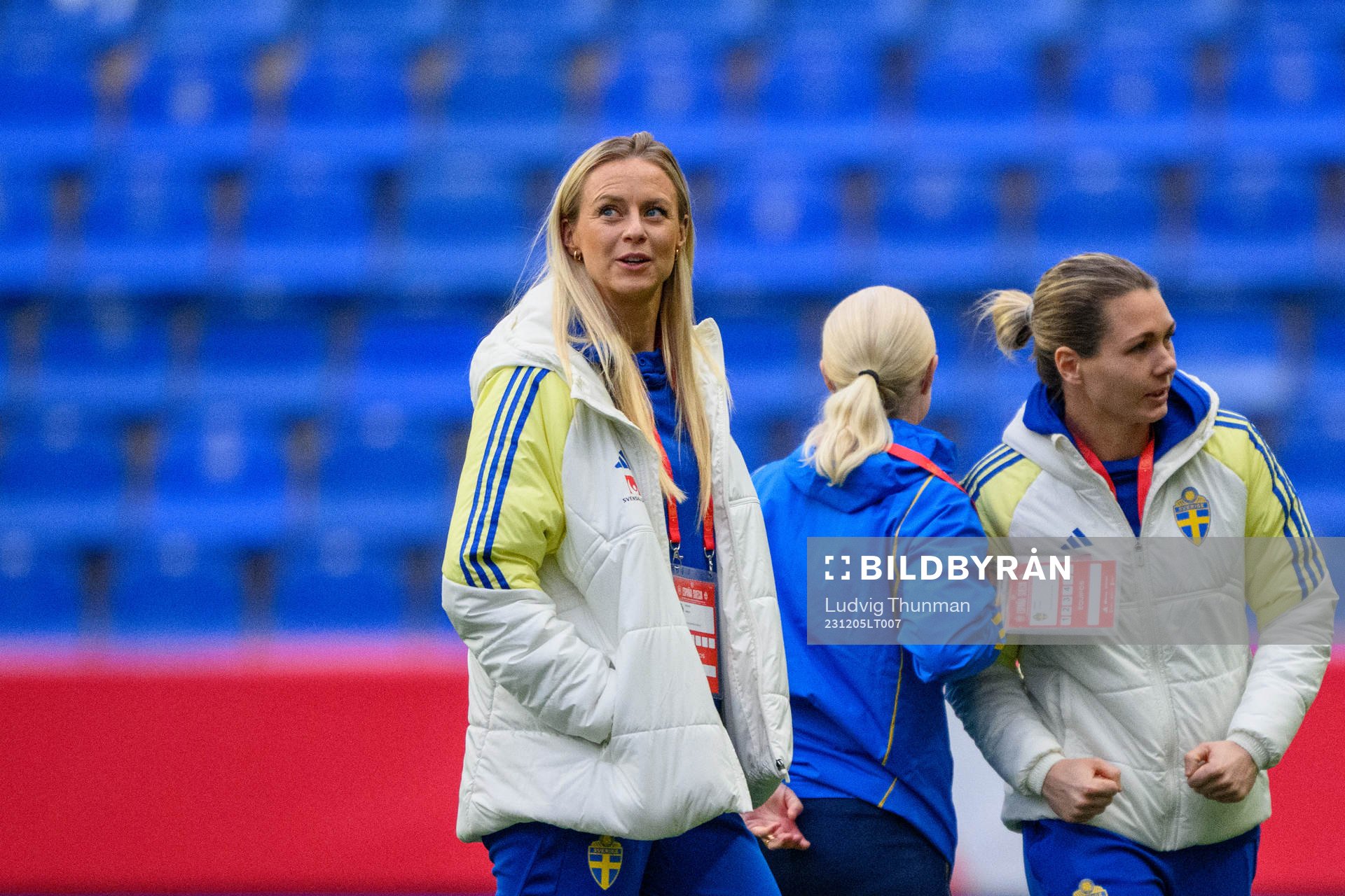 Amanda Ilestedt of Sweden ahed of the UEFA Women's Nations