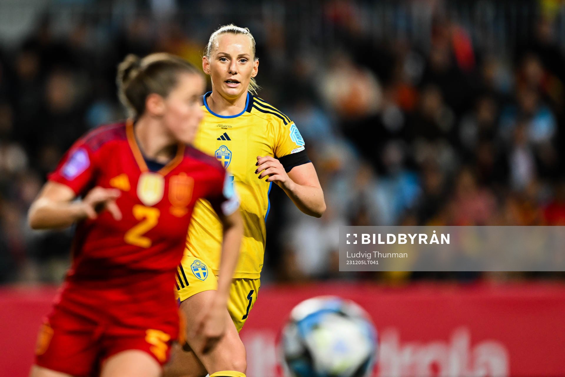 Stina Blackstenius of Sweden