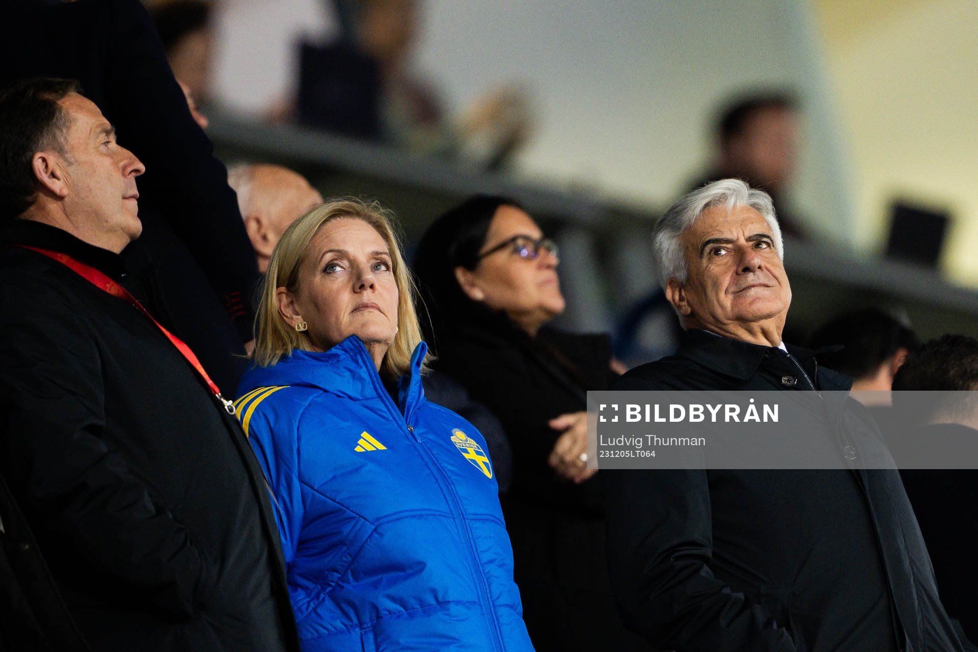 Annika Grälls in the stand