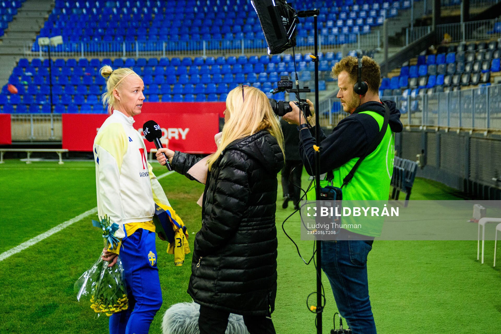 during the UEFA Women's Nations League football match