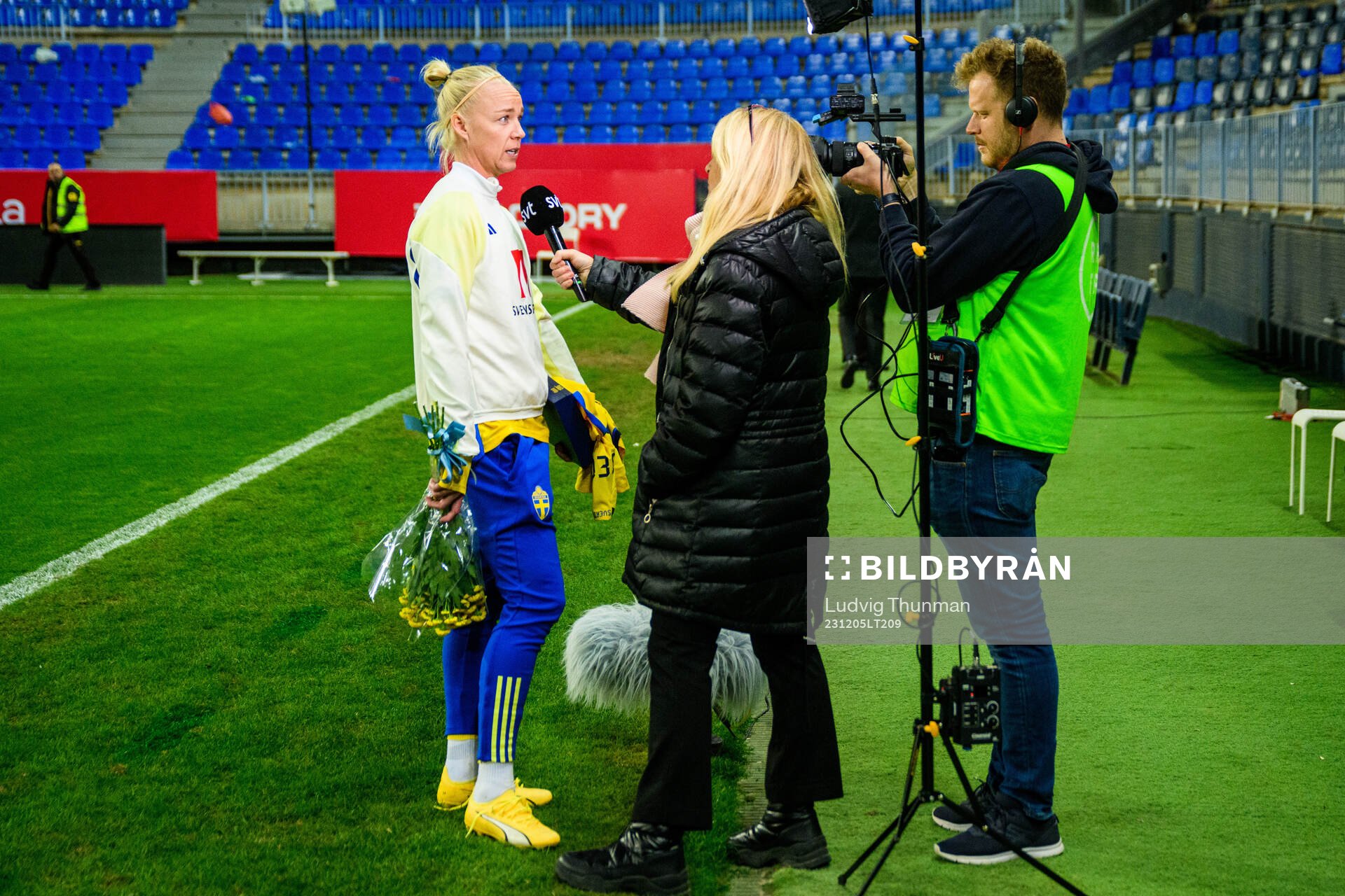 during the UEFA Women's Nations League football match