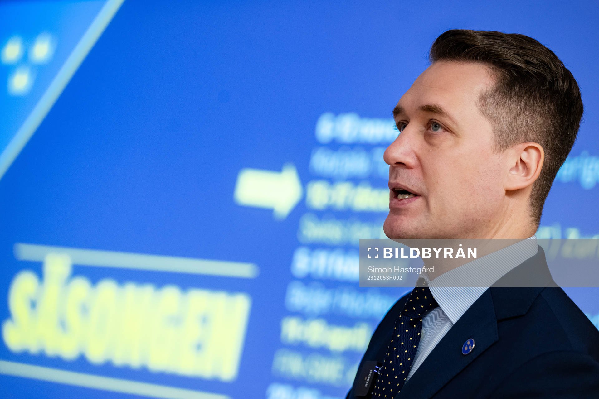 Sveriges förbundskapten Sam Hallam