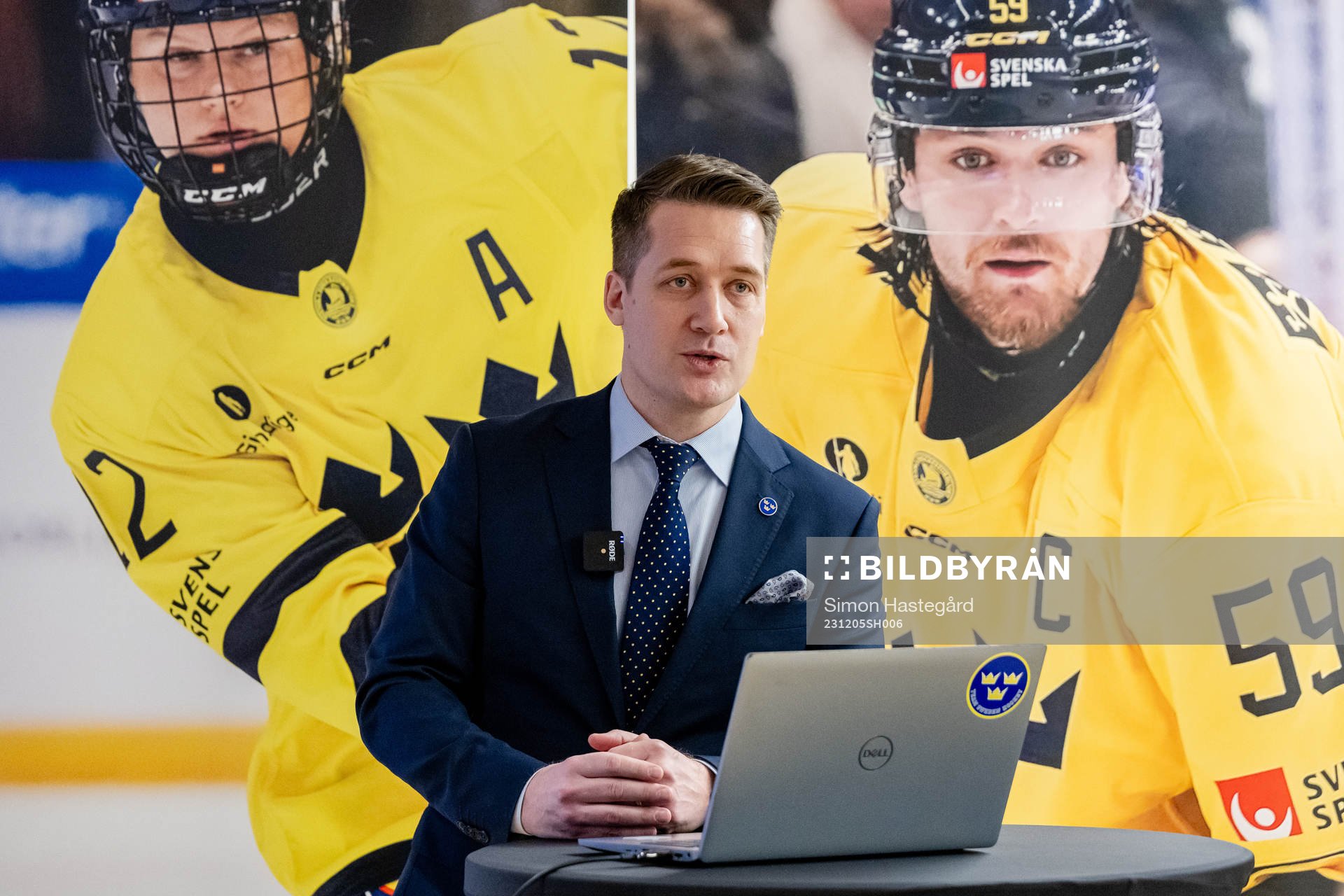 Sveriges förbundskapten Sam Hallam