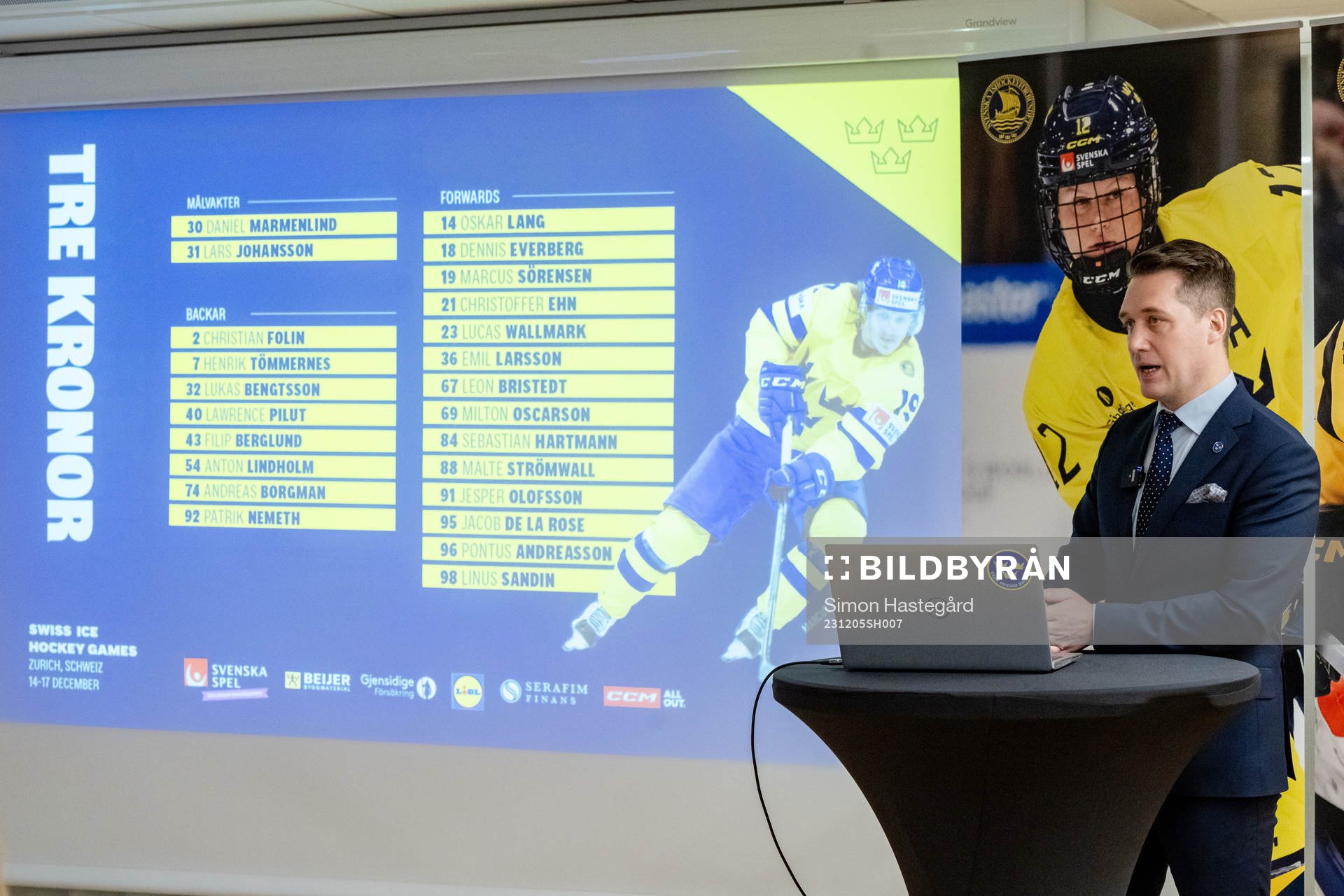 Sveriges förbundskapten Sam Hallam