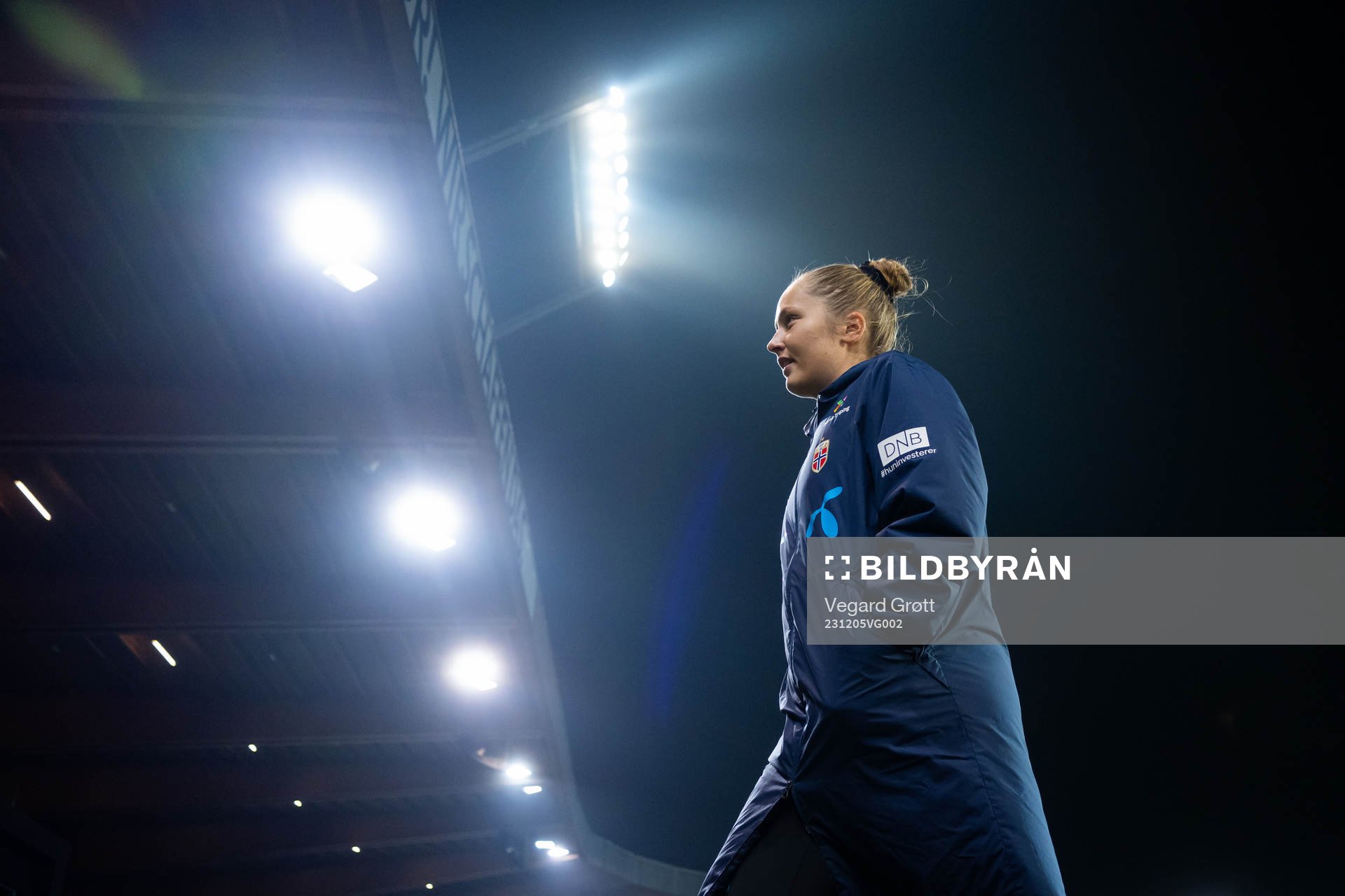 Goalkeeper Aurora Mikalsen of Norway