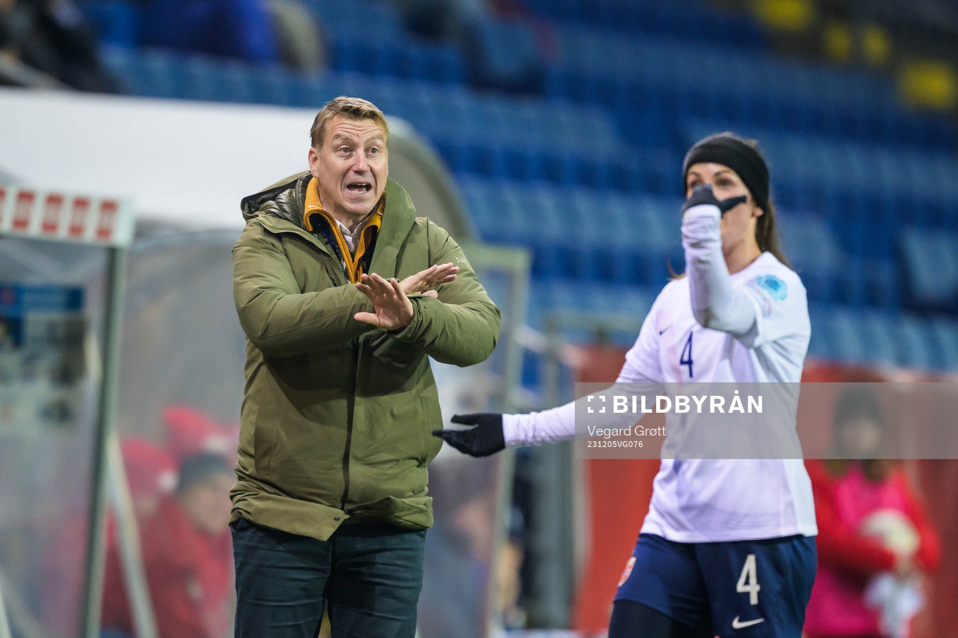 Head coach Leif Gunnar Smerud of Norway