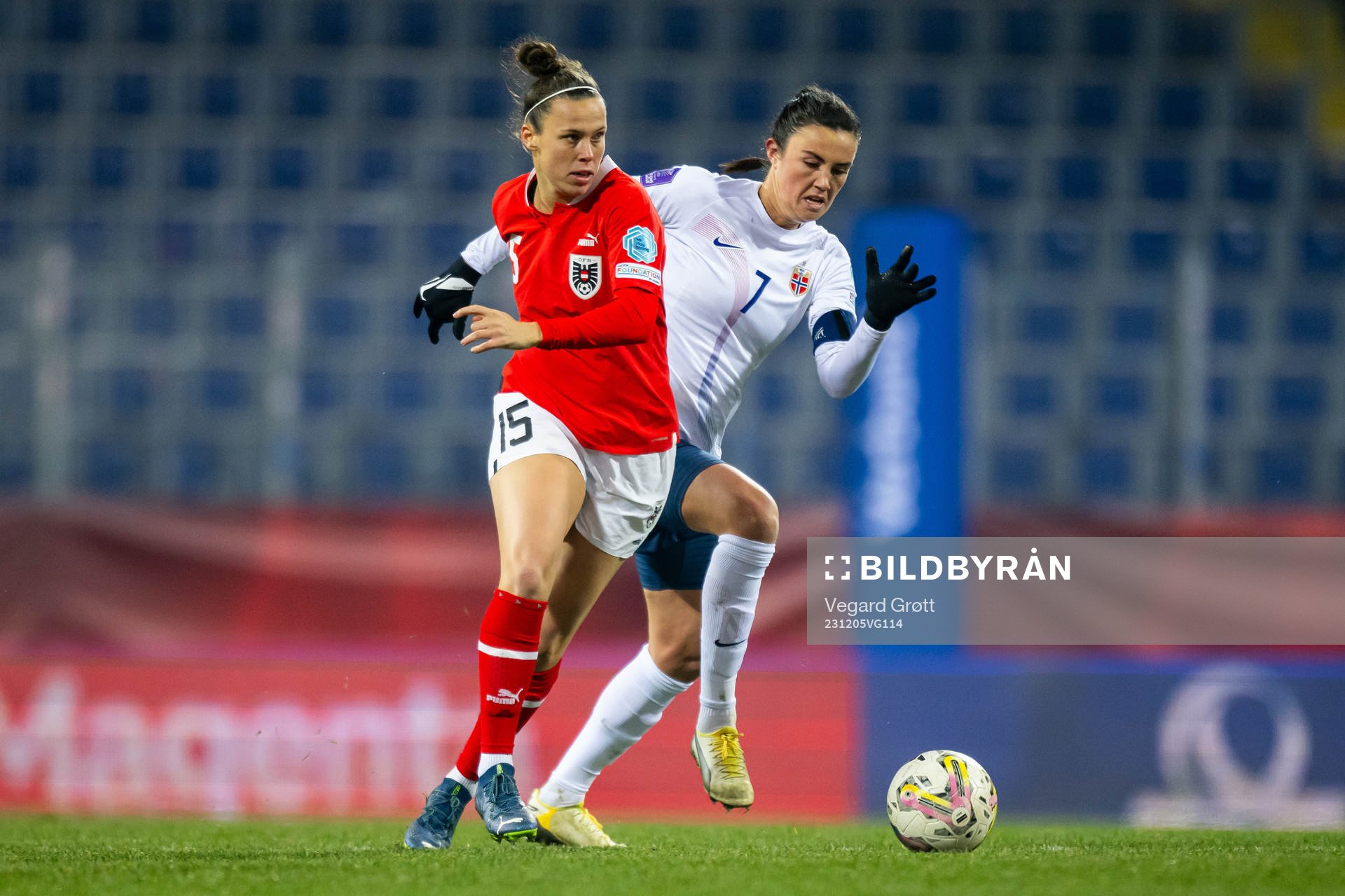 Nicole Billa of Austria and Ingrid Syrstad Engen of Norway