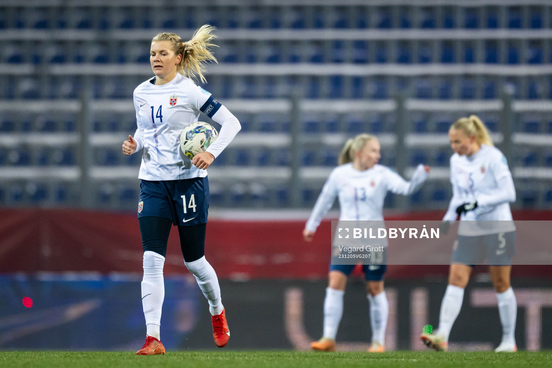 Ada Hegerberg of Norway looks dejected