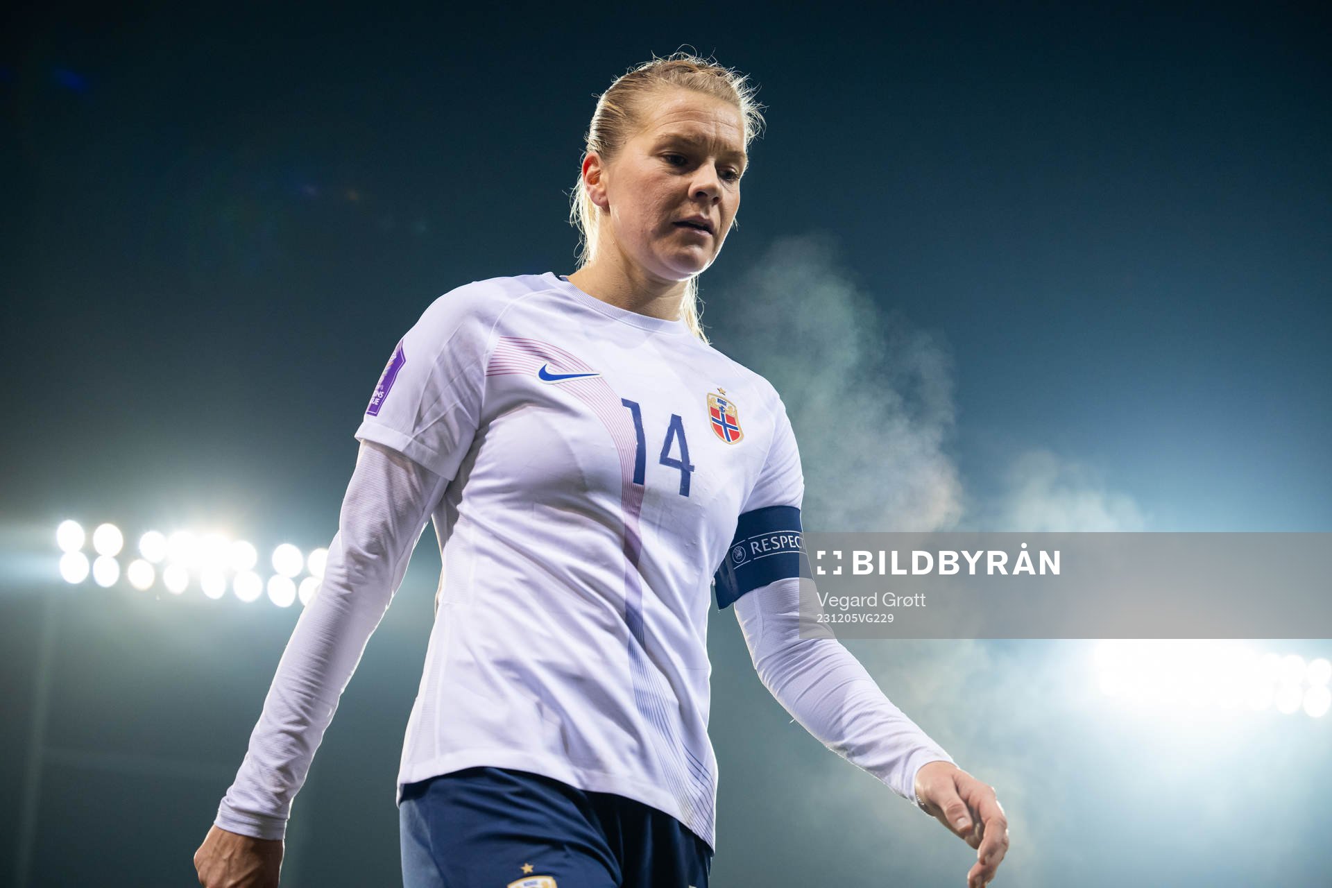 Ada Hegerberg of Norway at half-time