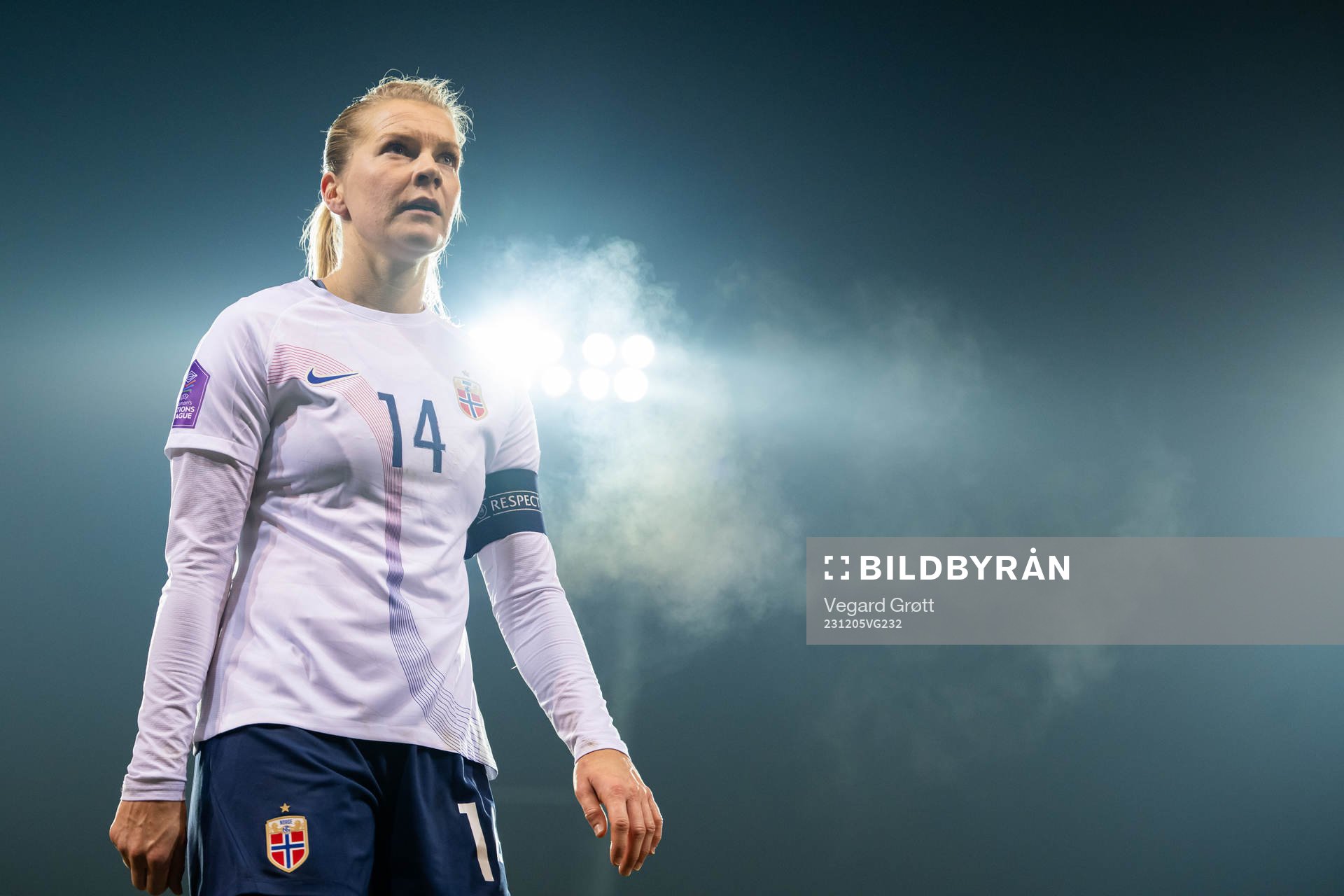 Ada Hegerberg of Norway at half-time