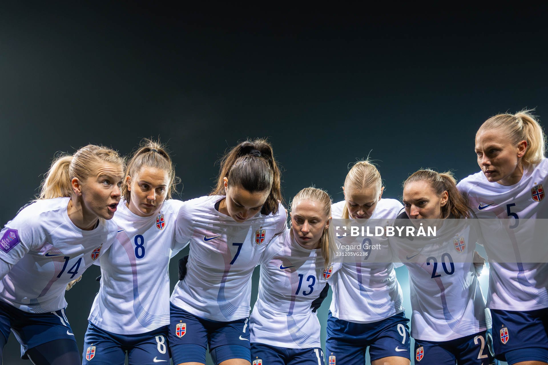 Ada Hegerberg, Vilde Bøe Risa, Ingrid Syrstad Engen, Thea
