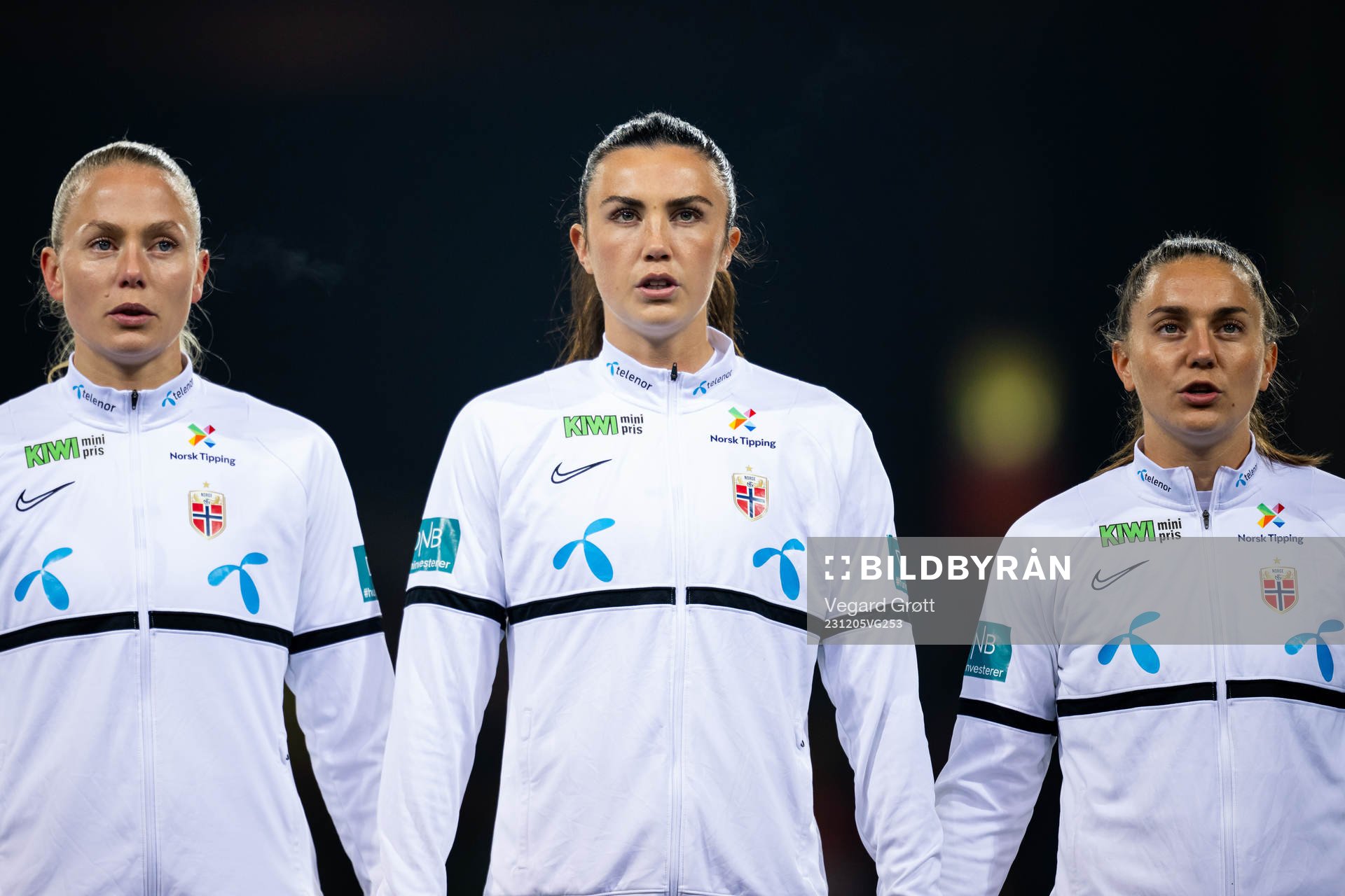 Guro Bergsvand, Ingrid Syrstad Engen and Vilde Bøe Risa of