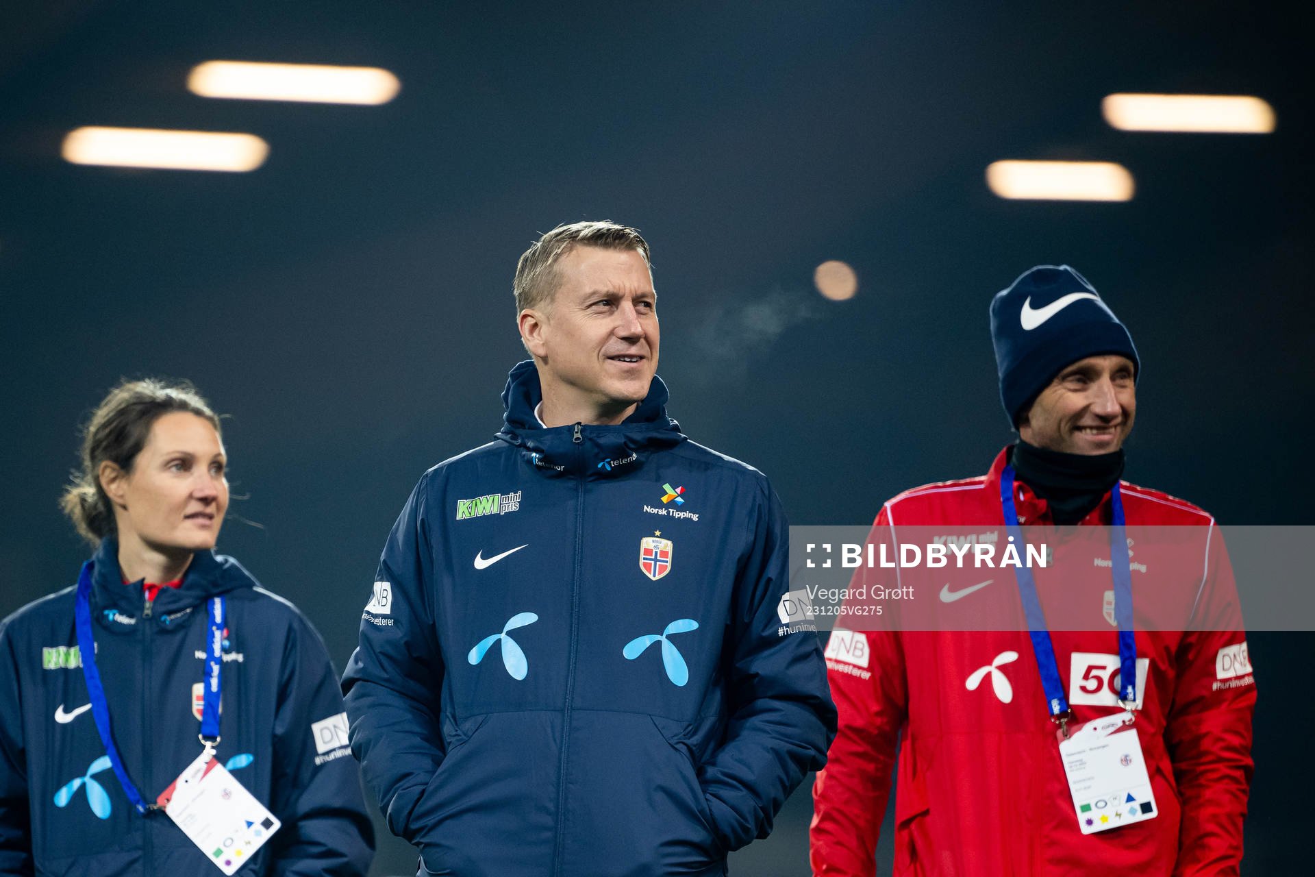 Assistant coach Ingvild Stensland, head coach Leif Gunnar