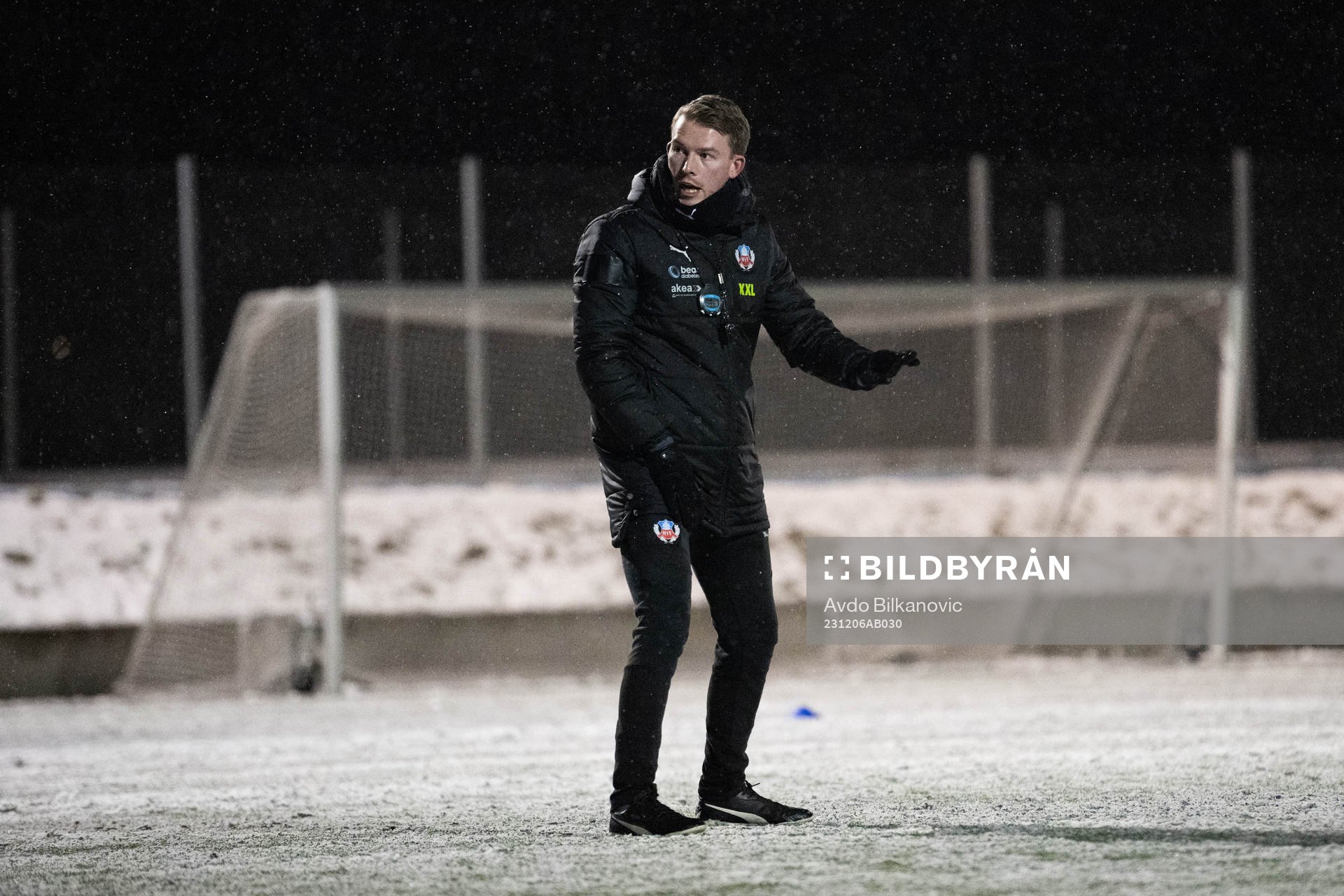 Helsingborgs tränare Kristoffer Schönebeck