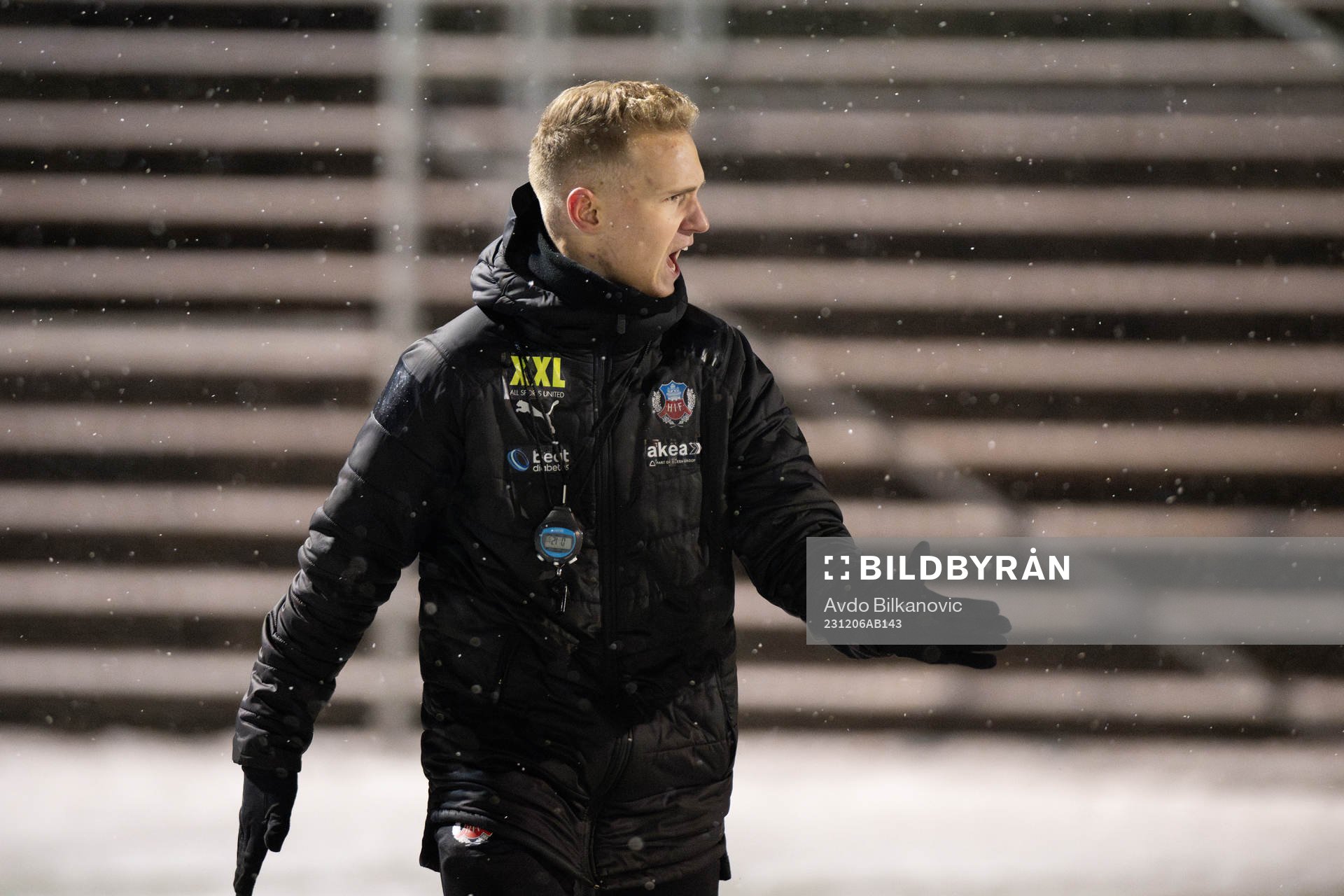 Helsingborgs assisterande tränare Elias Åkeborg