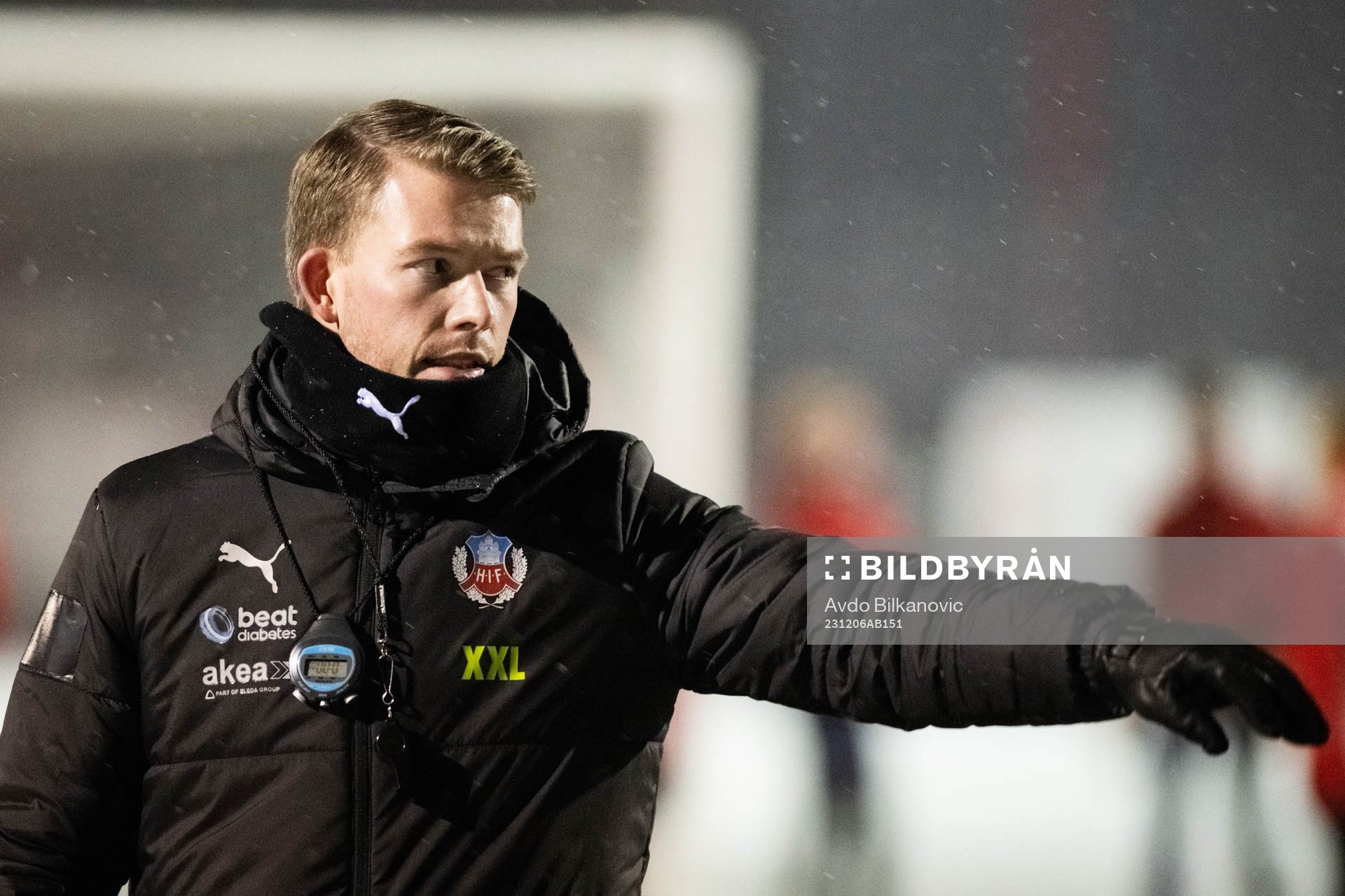 Helsingborgs tränare Kristoffer Schönbeck
