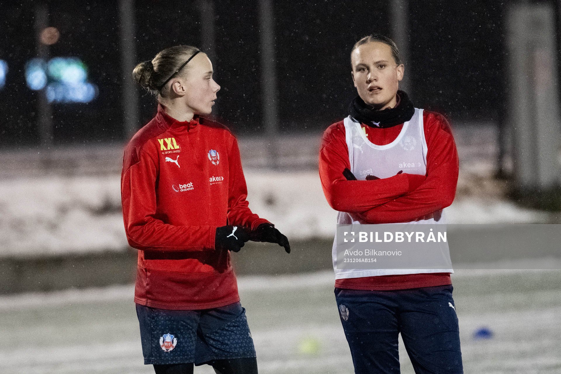 Helsingborgs Maja Karlsson och Cornelia Rahmberg