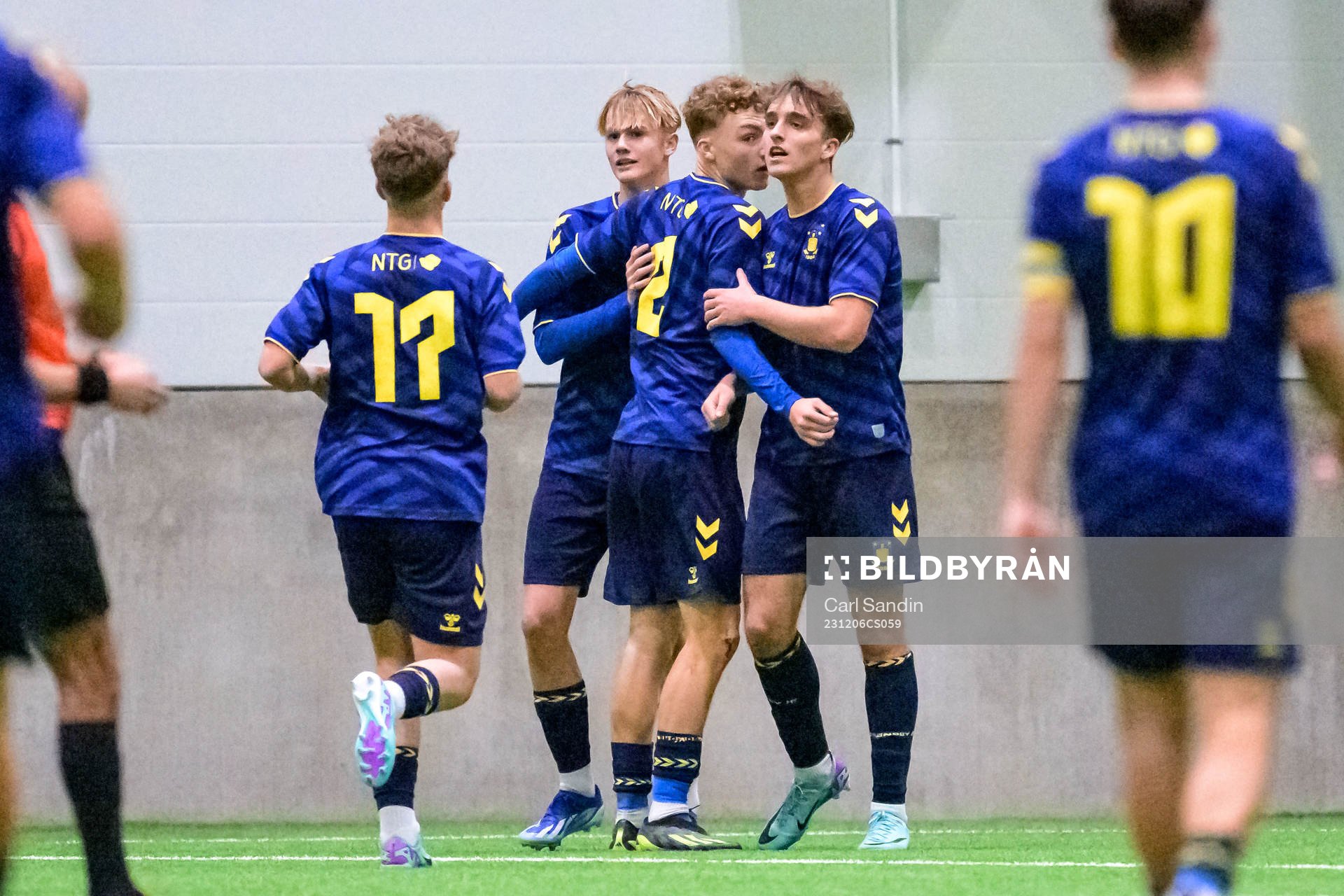 Bröndbys Noah Jakobsen jublar