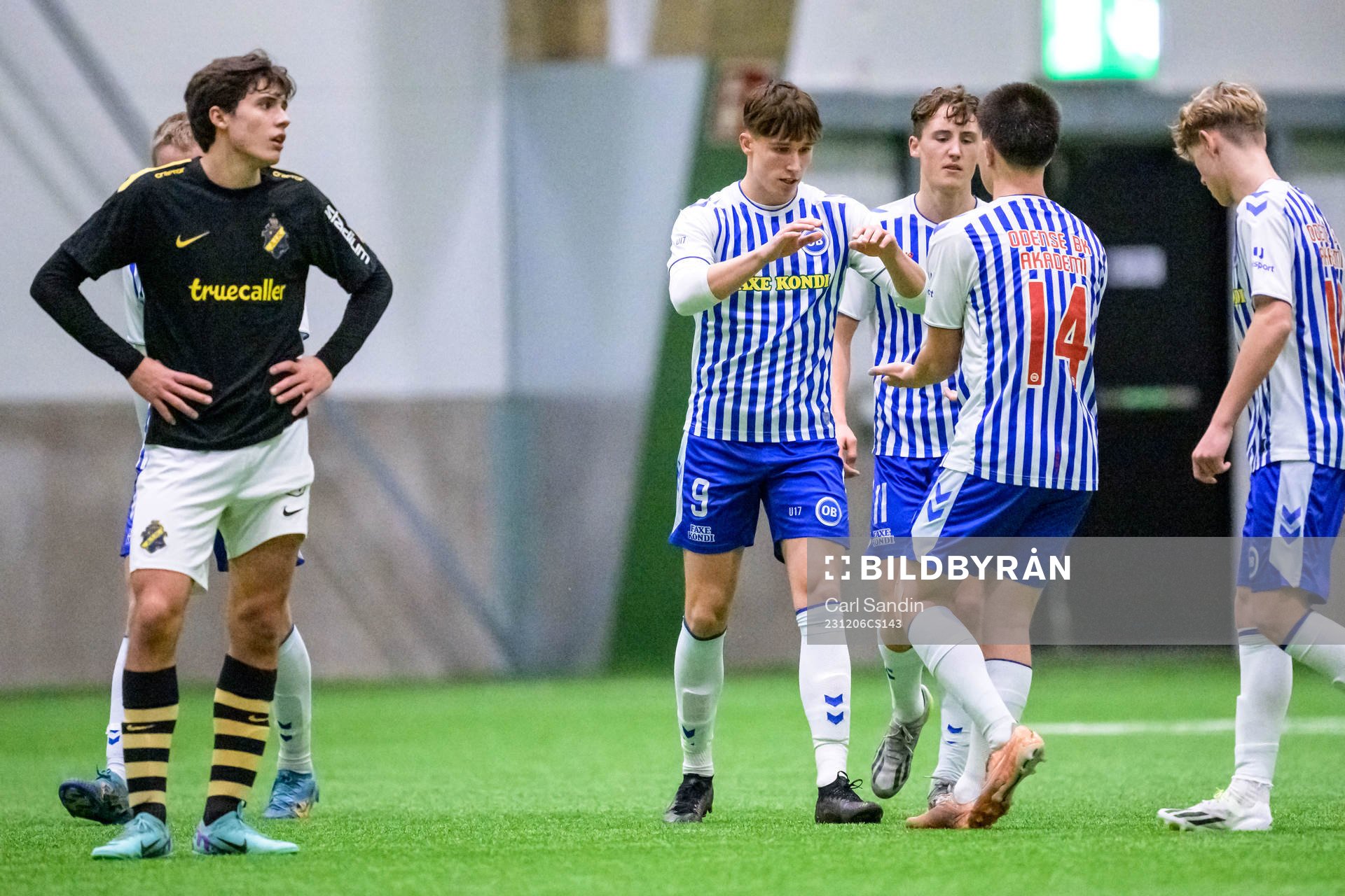 Odenses Lasse Andersen jublar