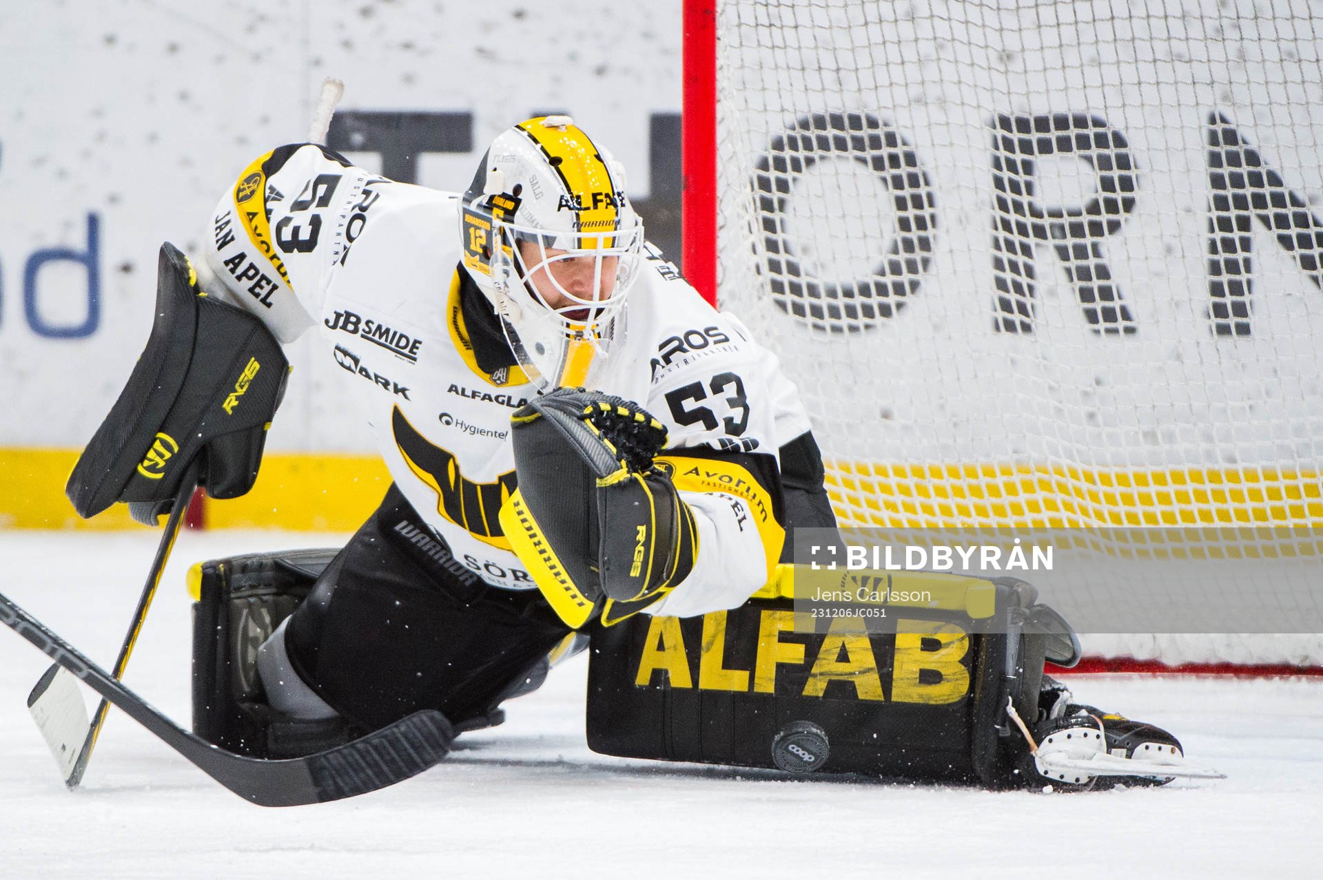 Västerås målvakt Niilo Halonen med