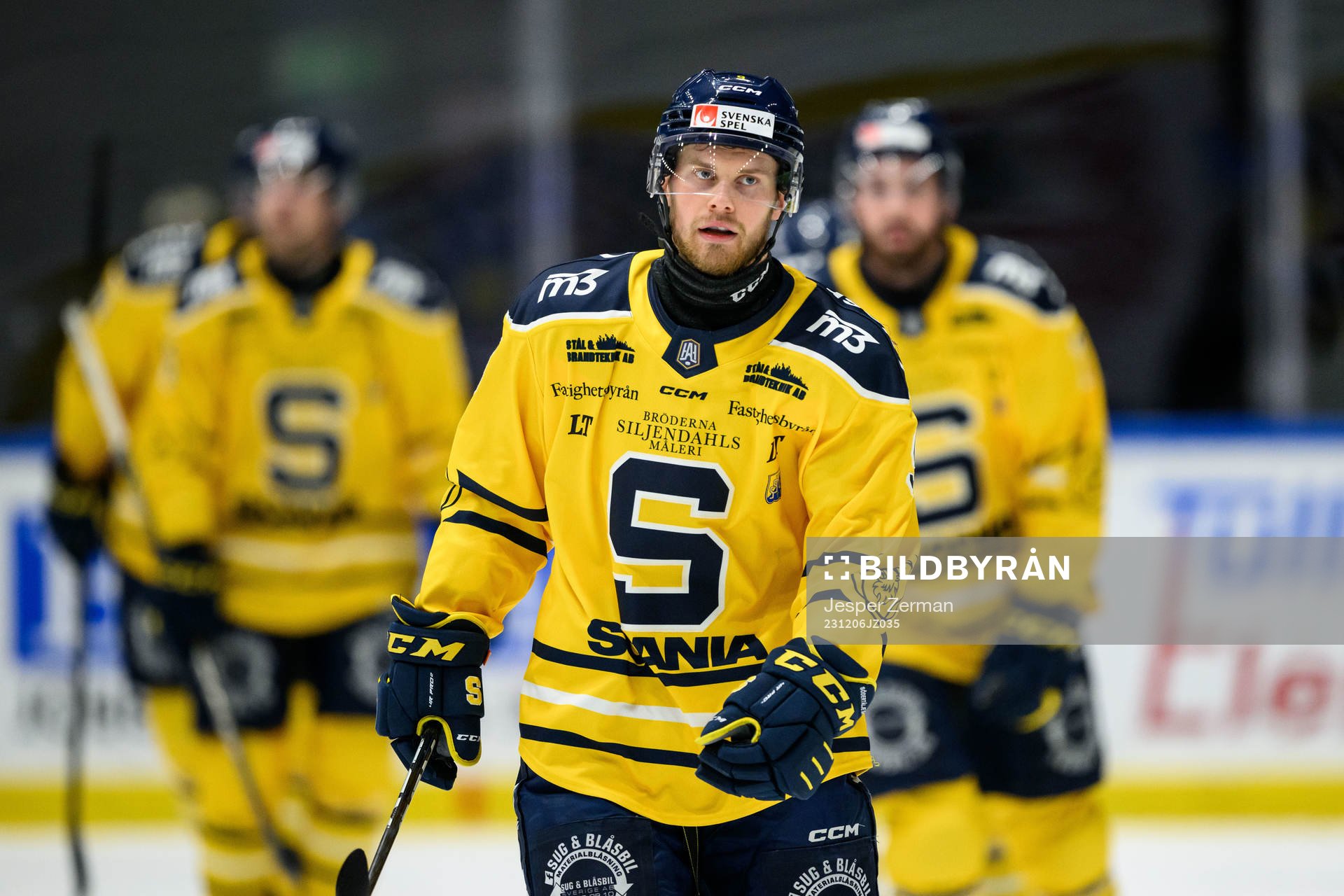 Södertälje SKs Viktor Grahn jublar