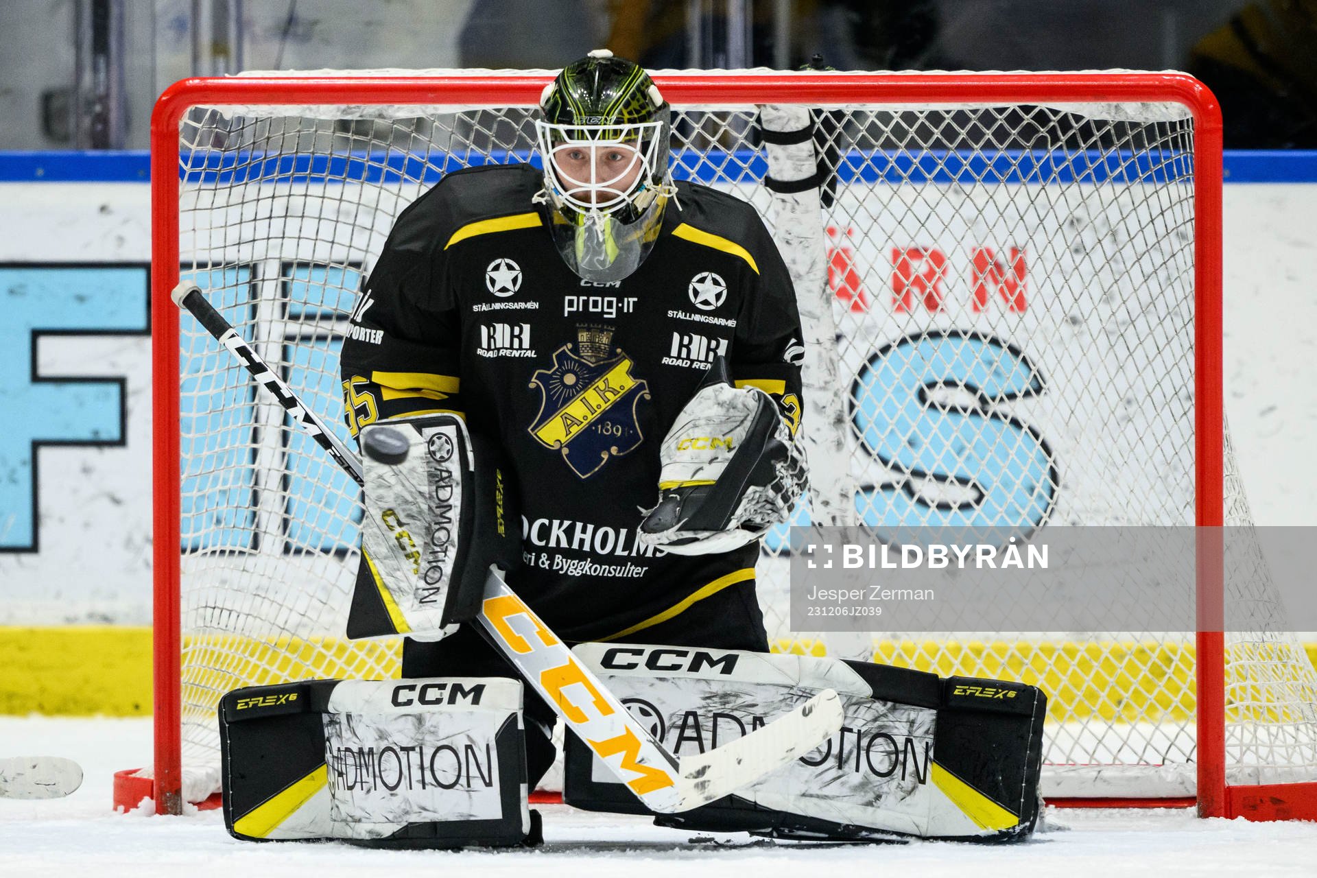 AIKs målvakt Antoine Bibeau
